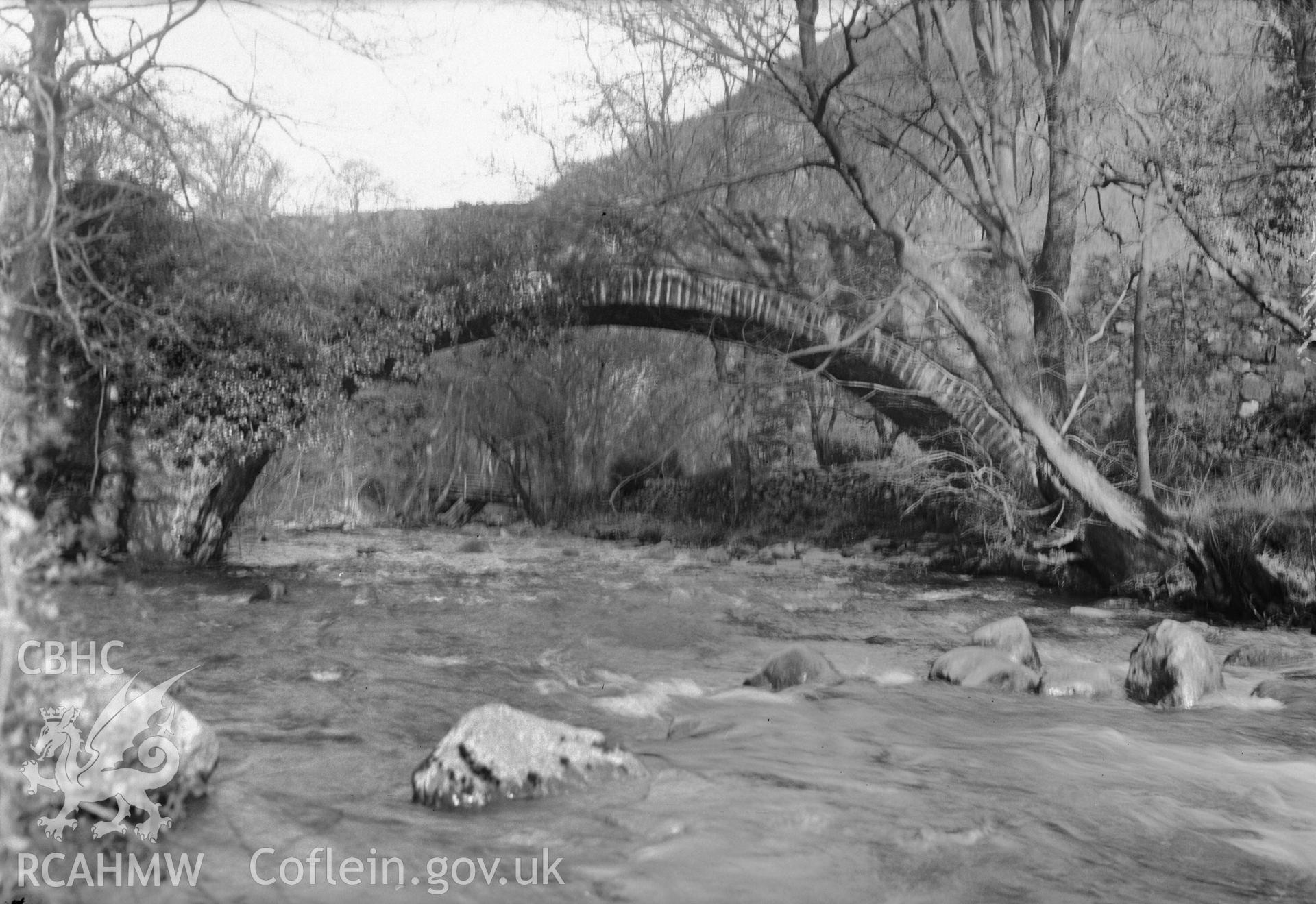 View of Bont Newydd,  Aber taken 12.02.1948.