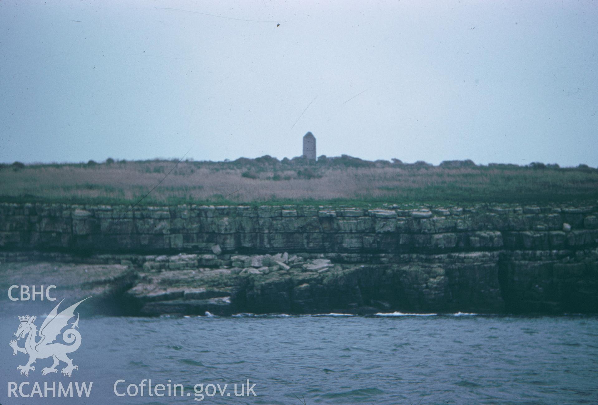 Colour slide showing view of Puffin Island.