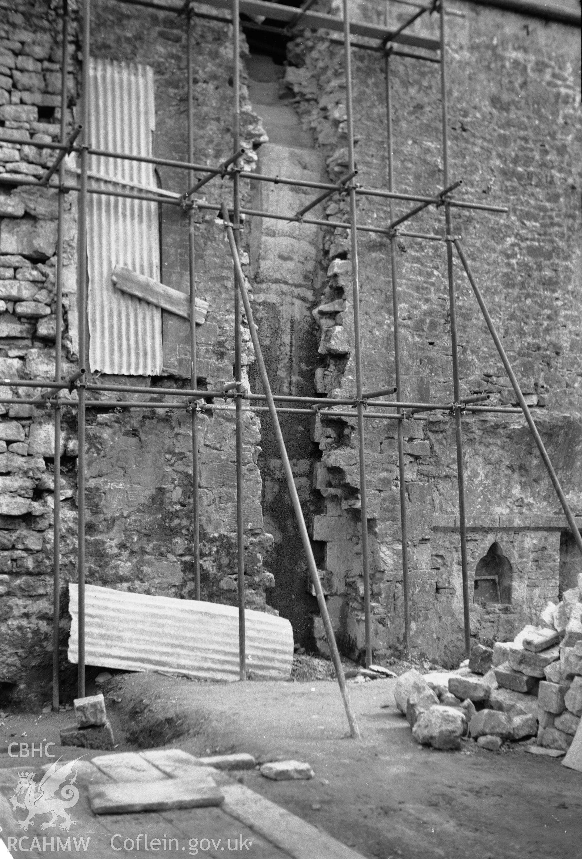 D.O.E photograph of Ewenny Priory.