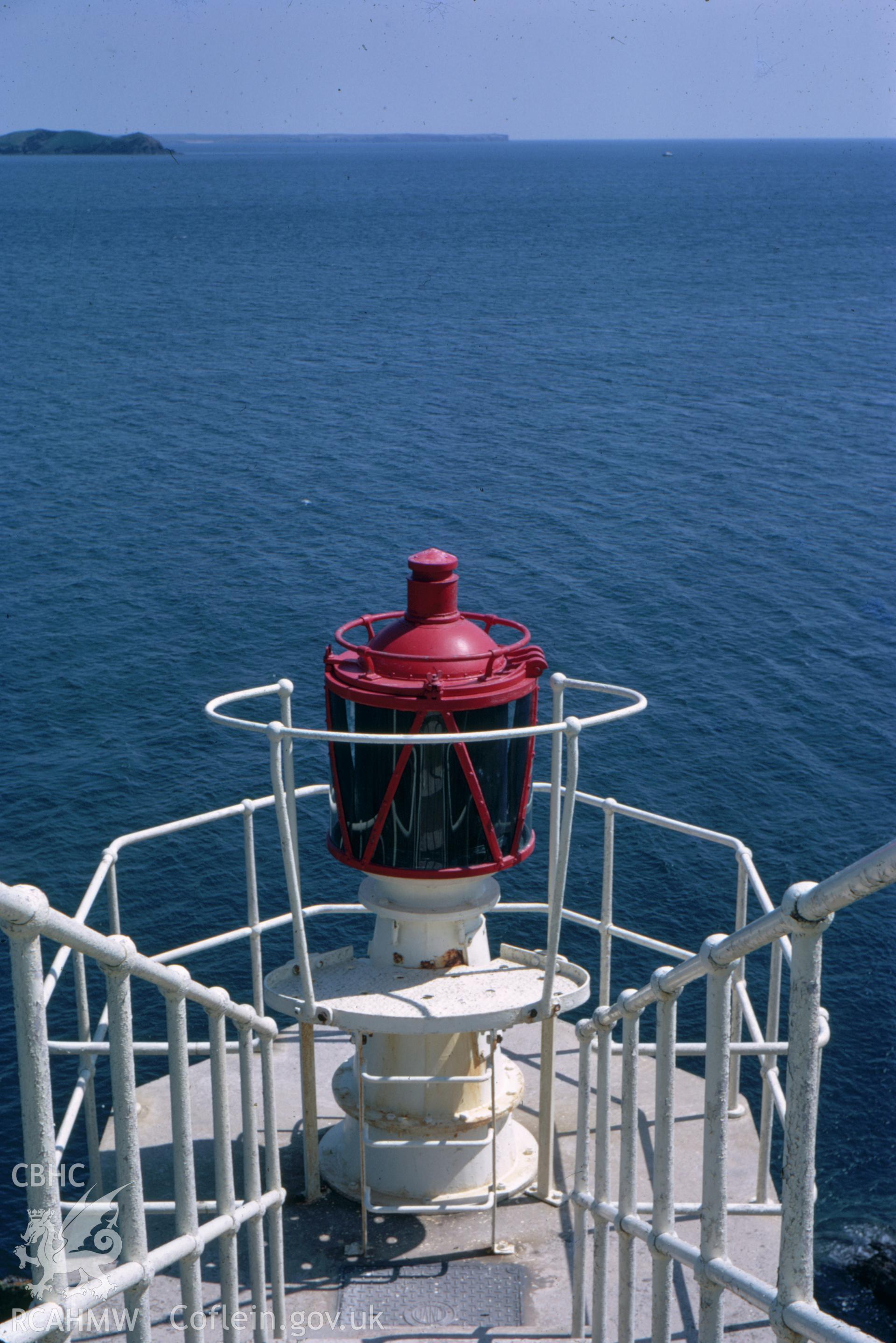 Colour slide showing view of  Blockhouse Point Beacon.