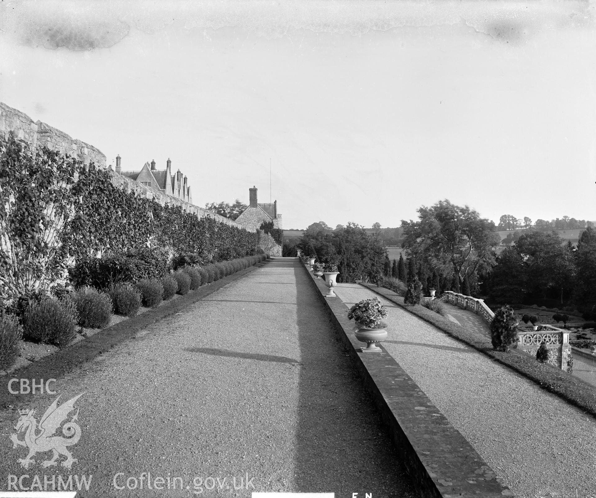 St Fagans Castle from the gardens. No accession number