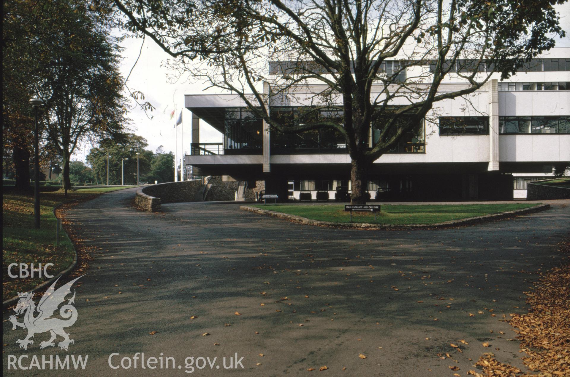 Exterior view of BBC Broadcasting House, Llandaff.