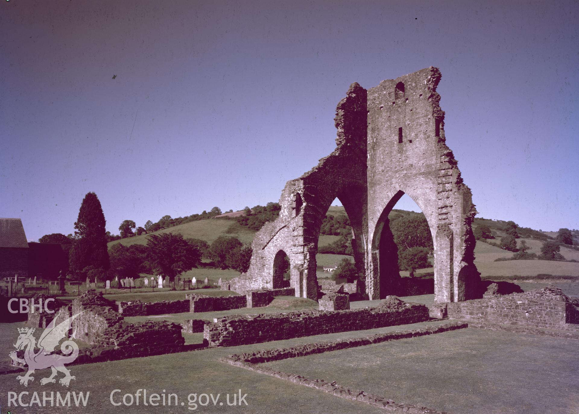 D.O.E photograph of Talley Abbey.