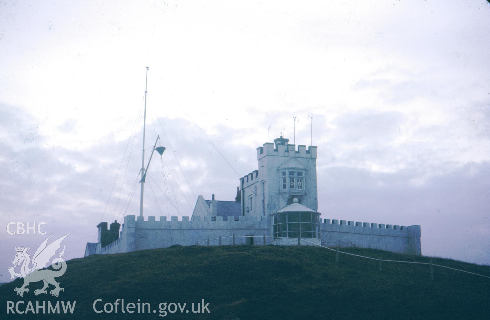 Colour slide showing Point Lynas Lighthouse.