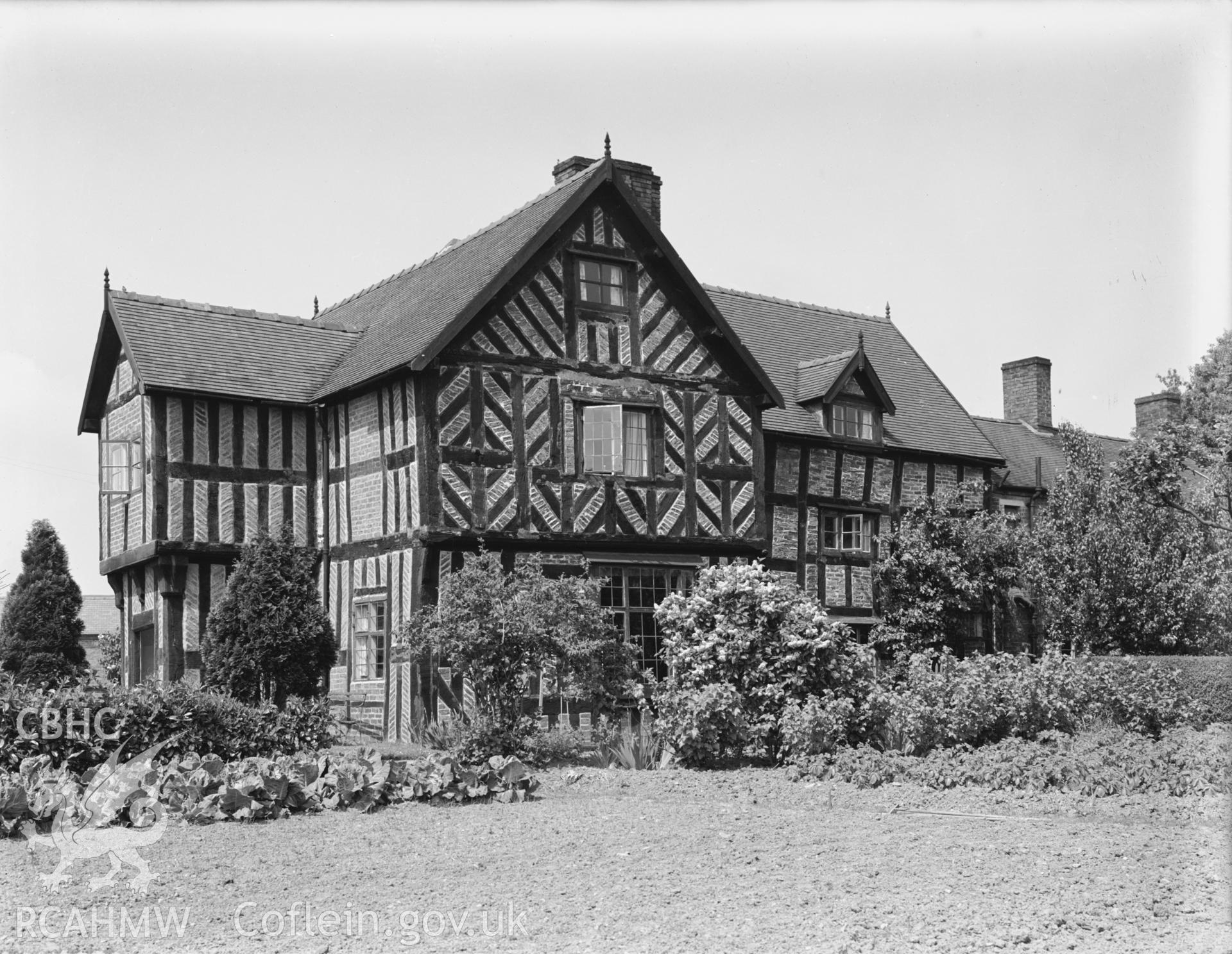 Exterior: the house from the SE