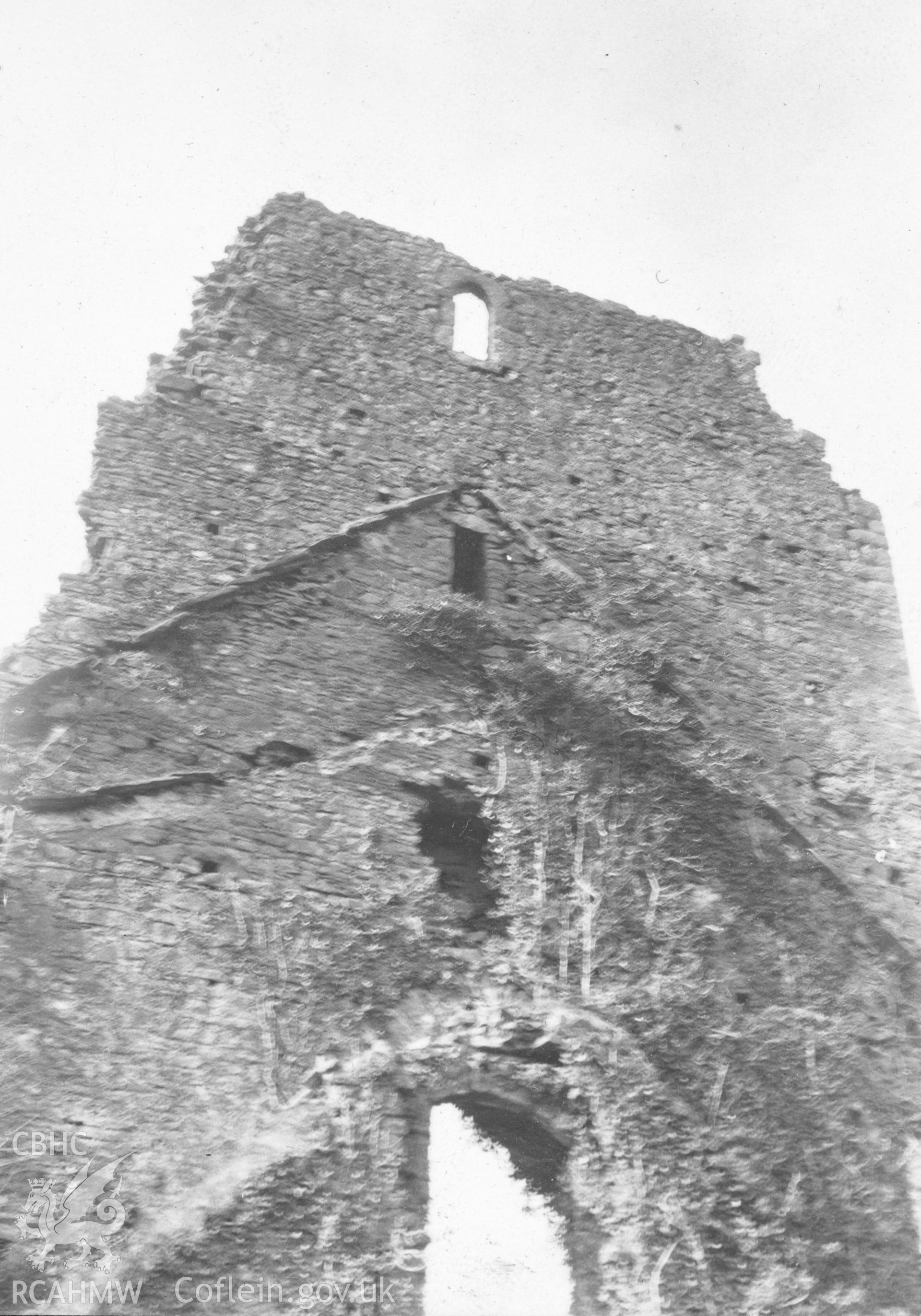 View of Central Tower, Talley Abbey.