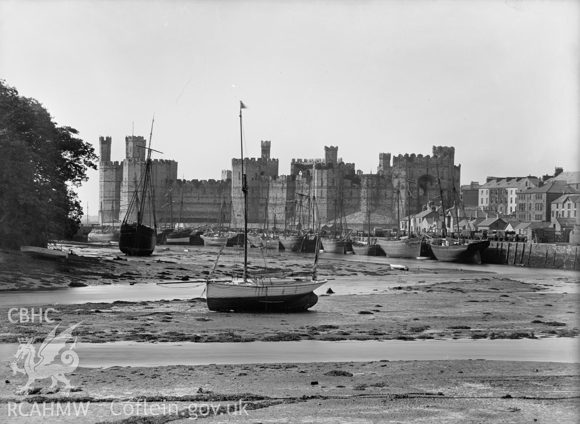 Caernarfon Castle and Slate Quay.