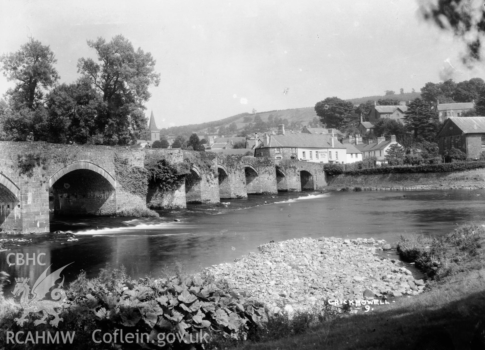 View of Llangynidr Bridge taken by W A Call.