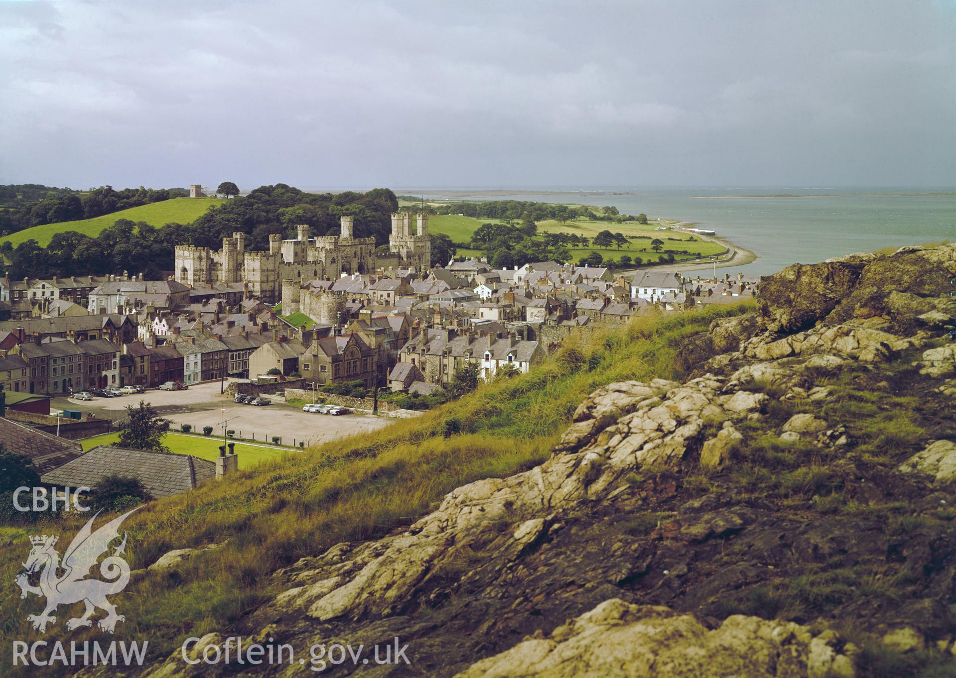 D.O.E photographs of Caernarfon Castle.