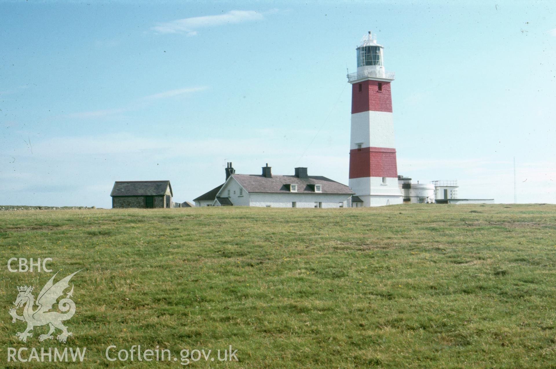 Colour slide showing general view of the lighthouse.