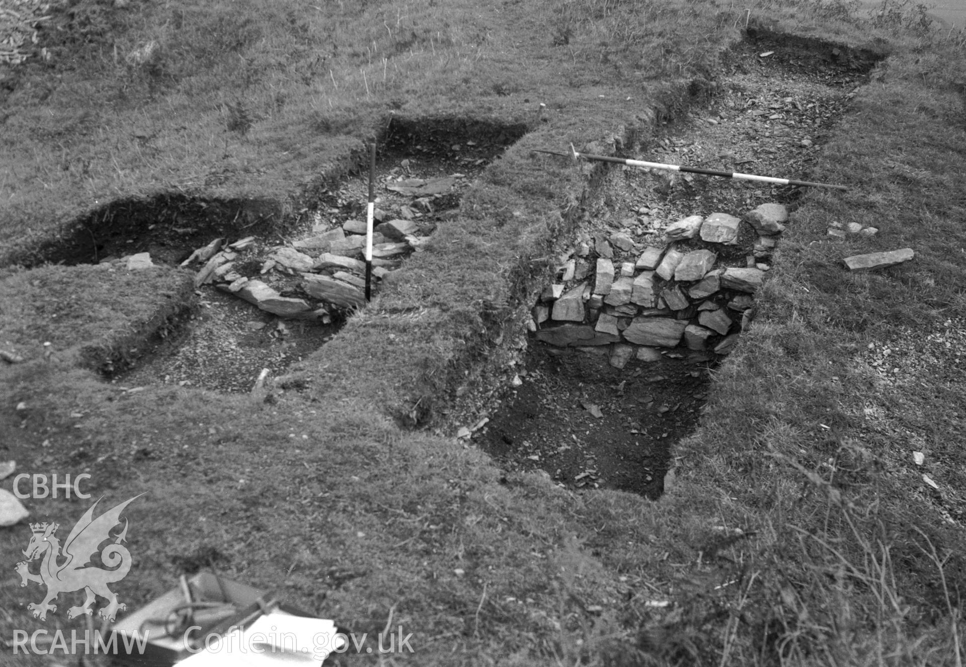 View of excavation.