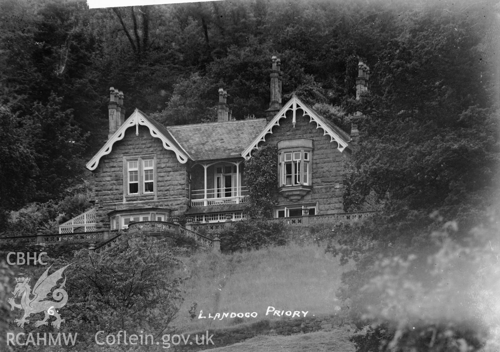 View of Llandogo Priory.