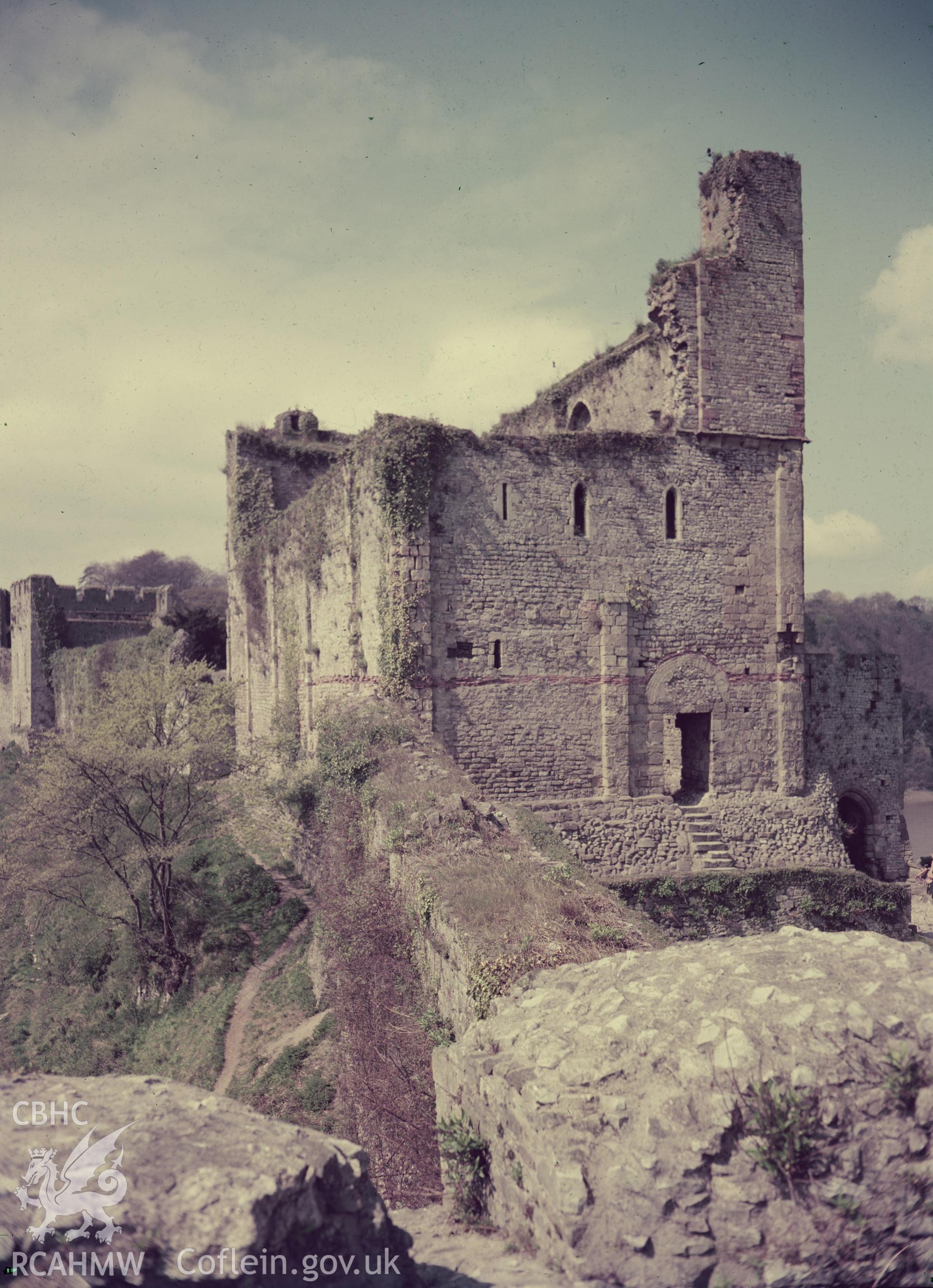 D.O.E photograph of Chepstow Castle.