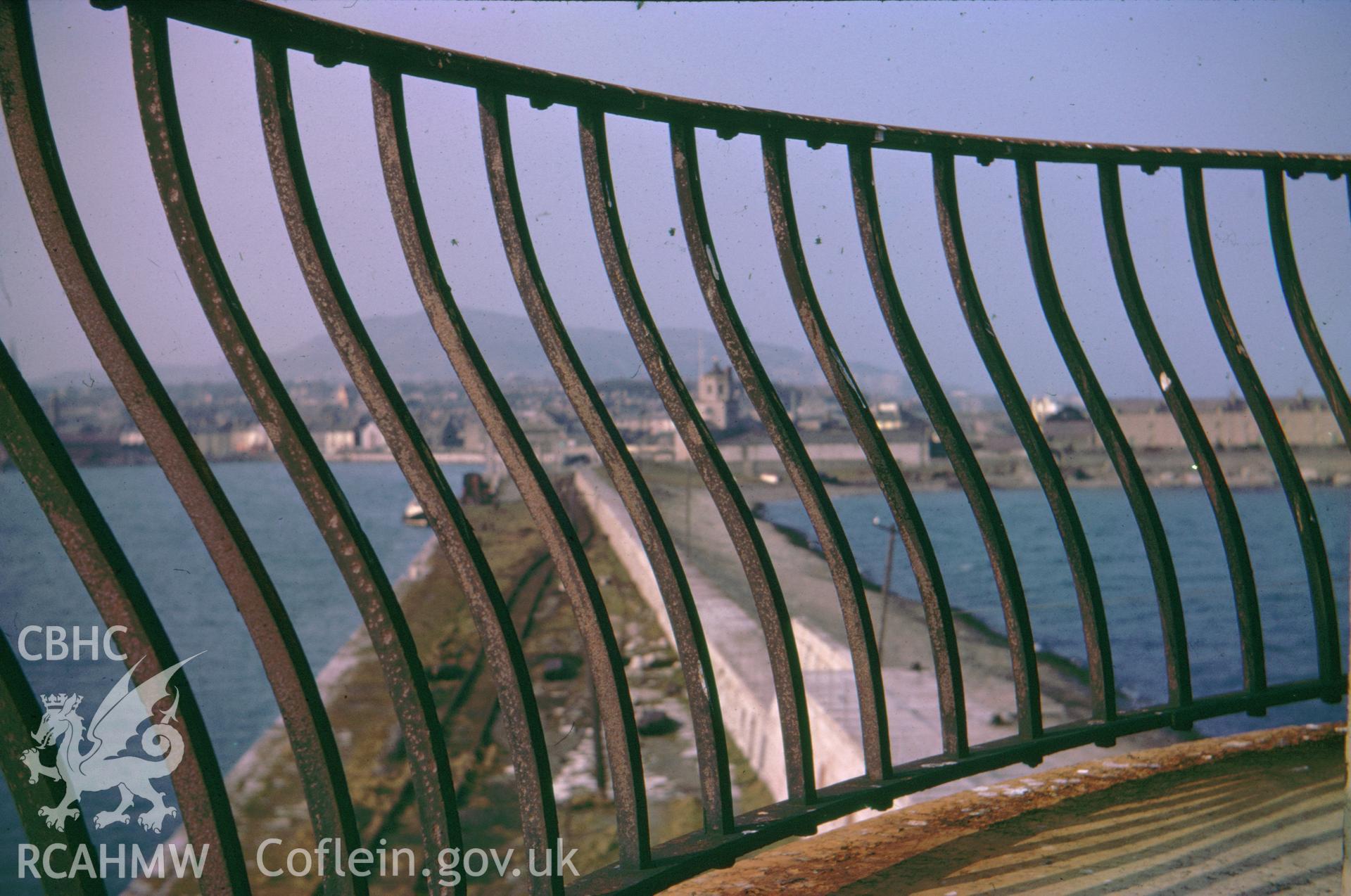 Colour slide of Salt Island Lighthouse showing the balcony.