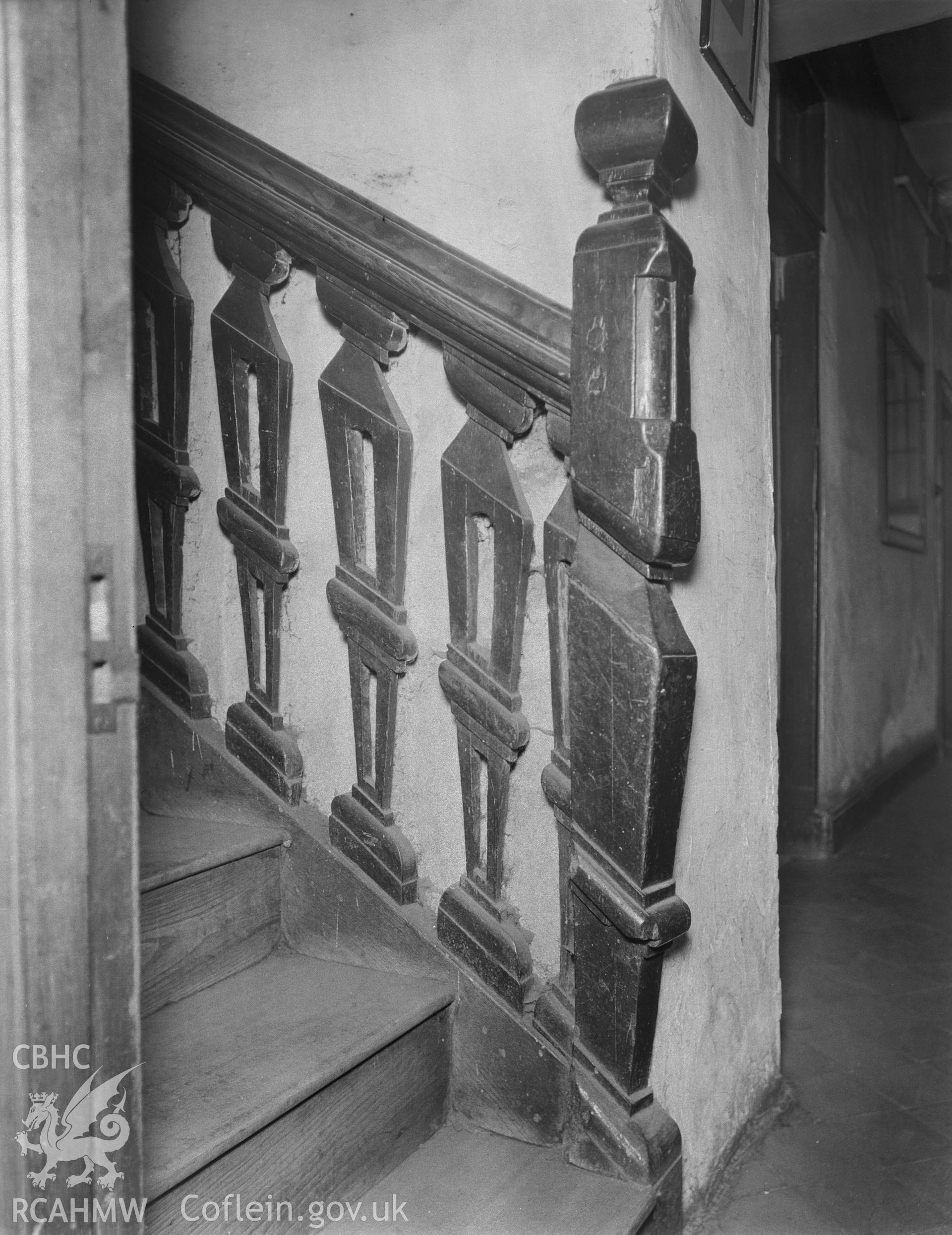 Interior view, showing staircase