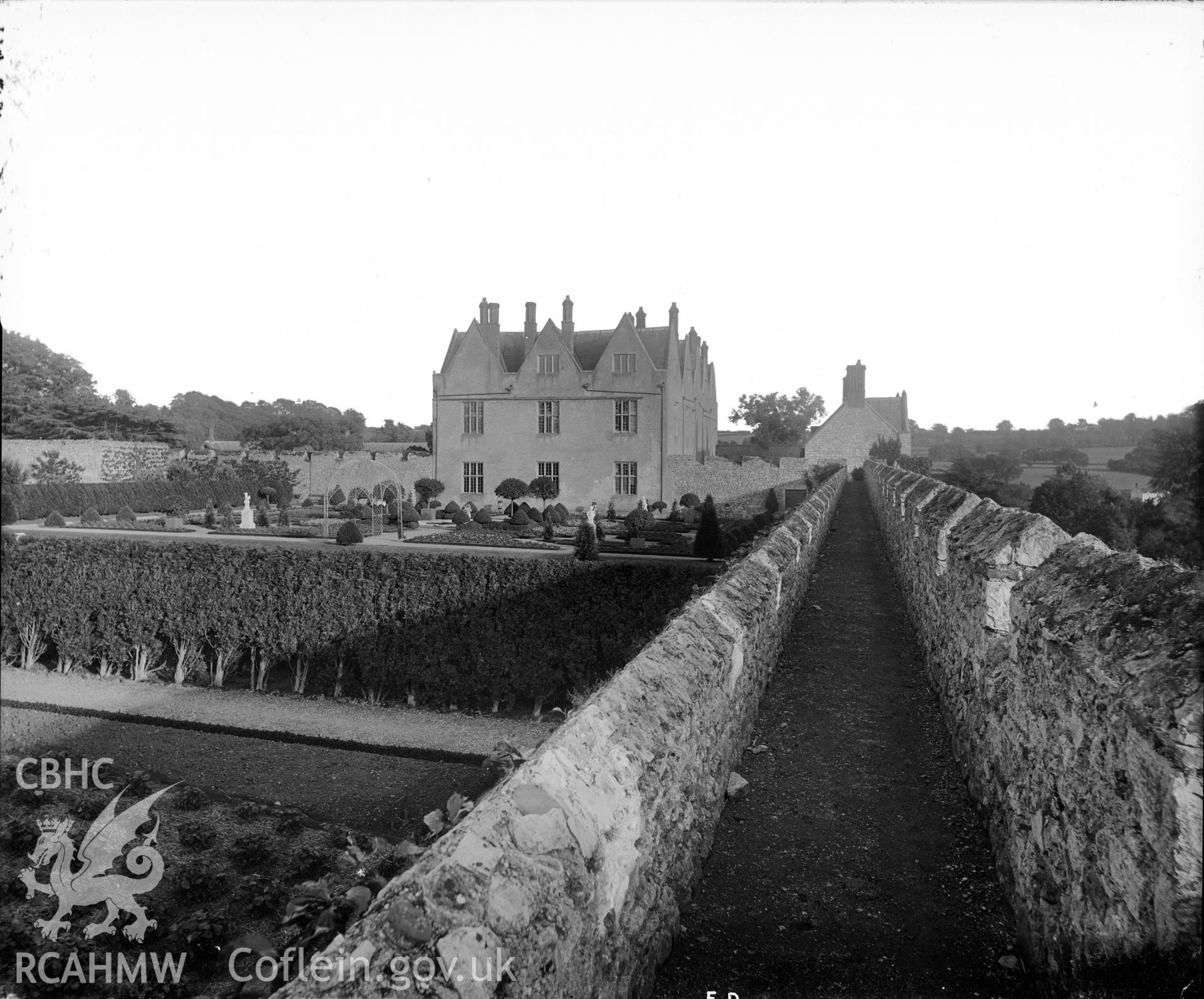 St Fagans Castle from the gardens. No accession number