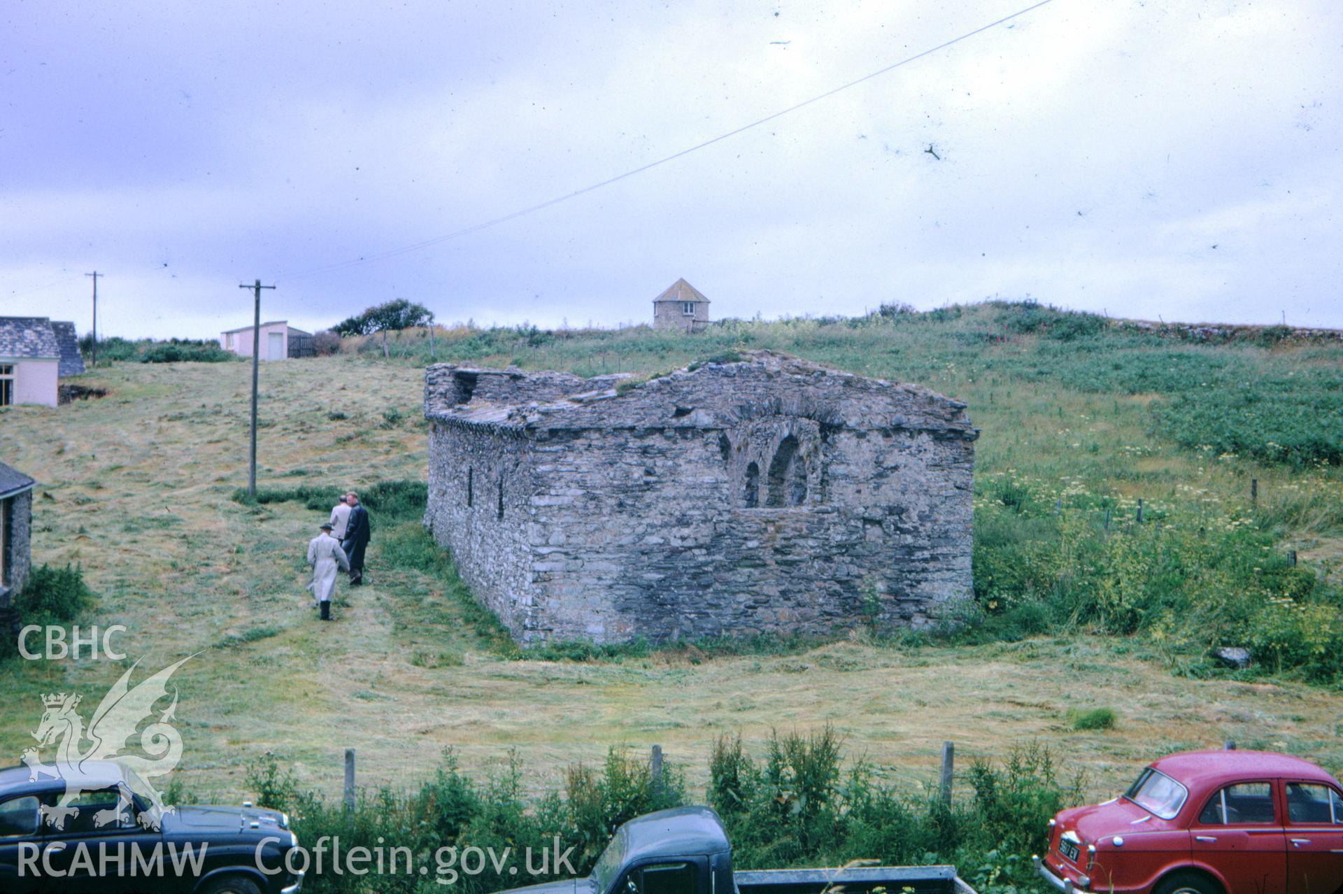 Colour slide showing St Justinian's Chapel.
