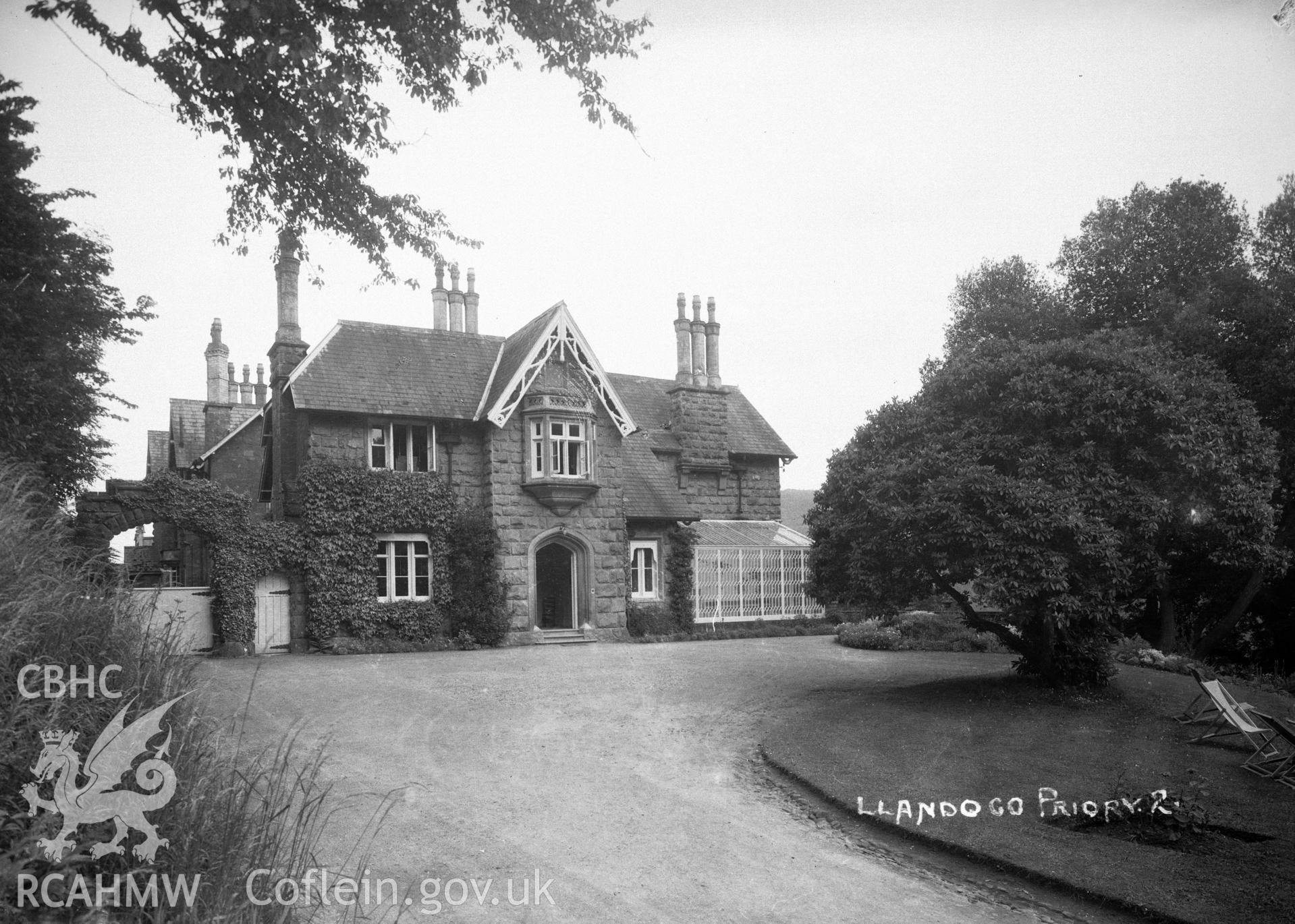 View of Llandogo Priory.