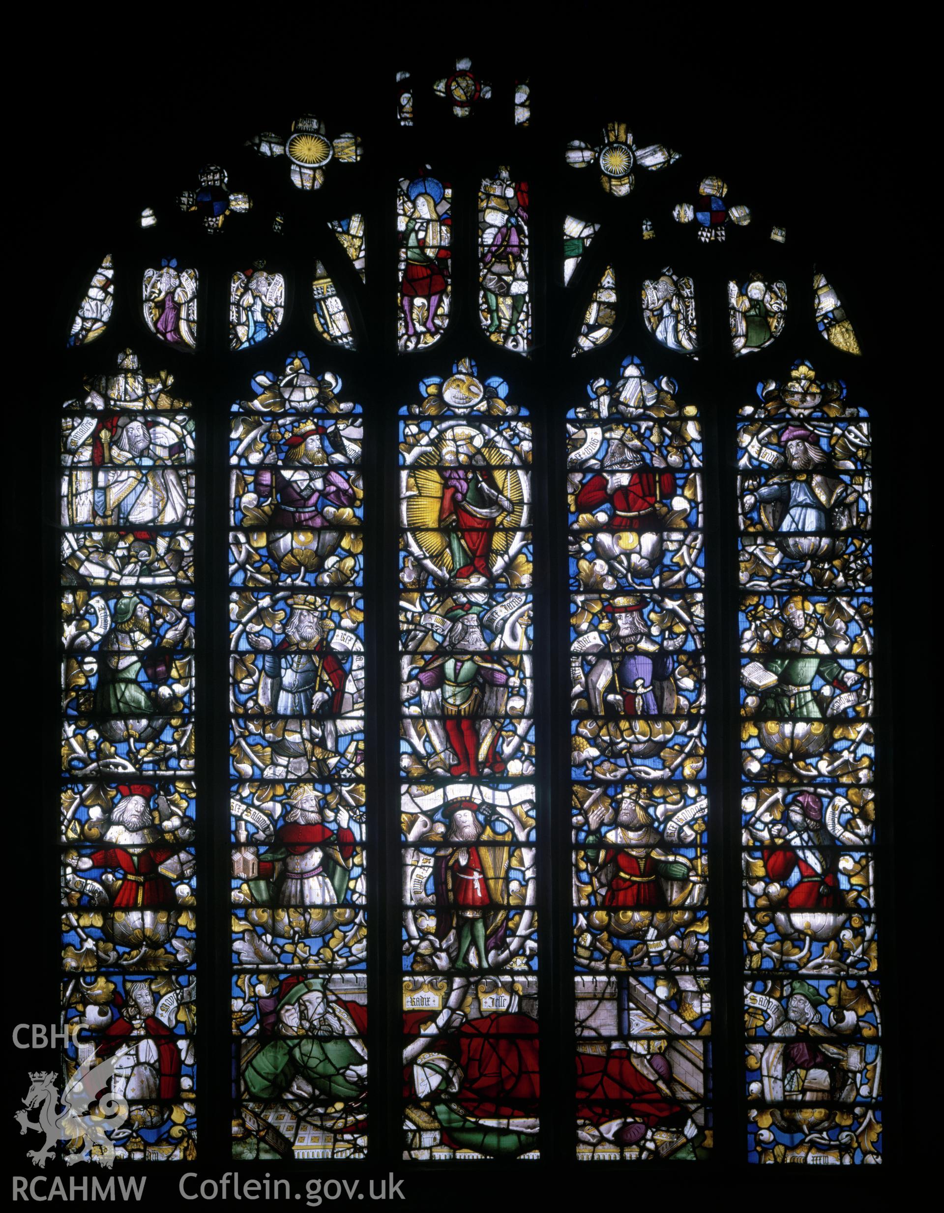 Interior: Stained glass window