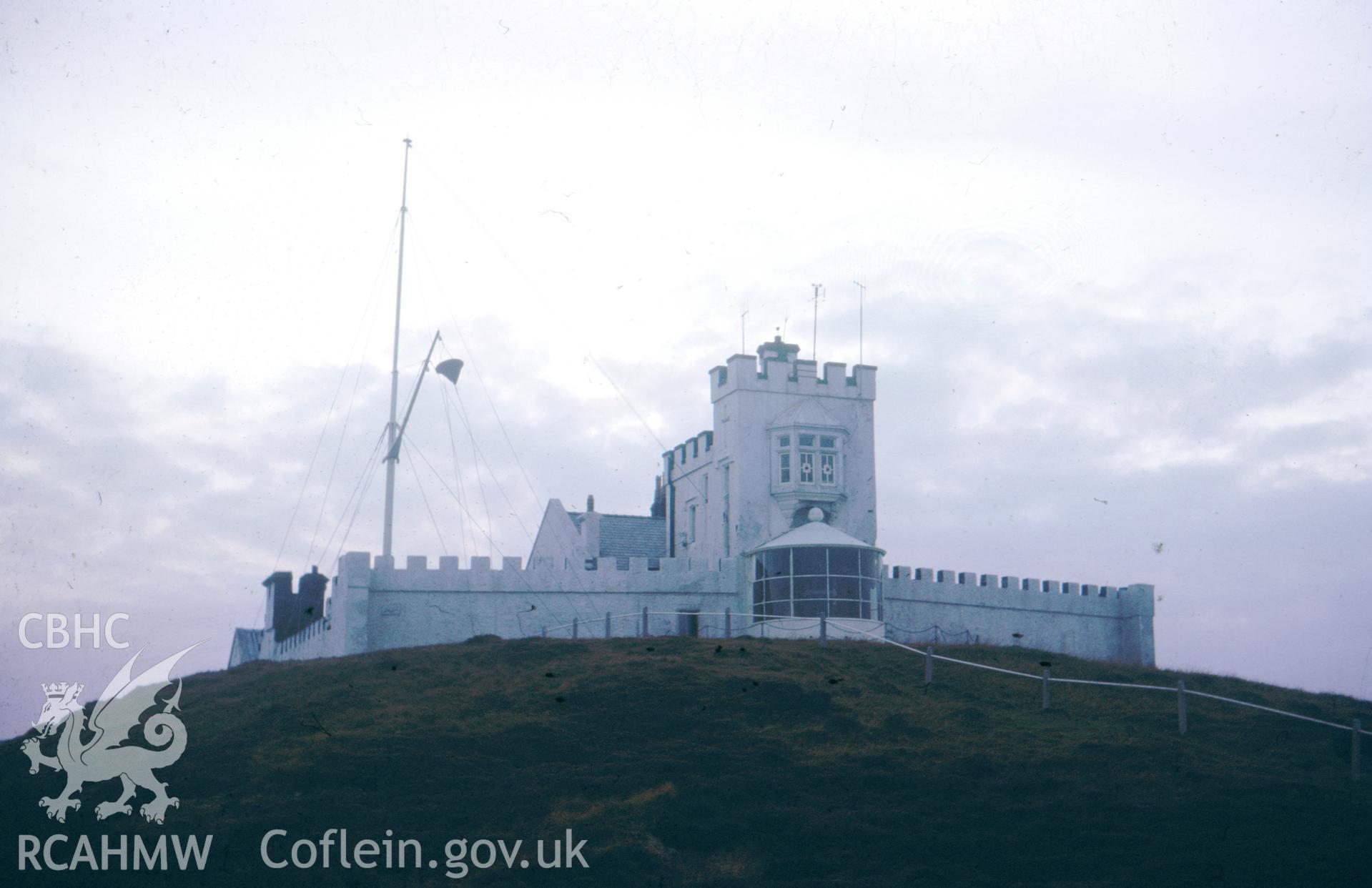 Colour slide showing Point Lynas Lighthouse.