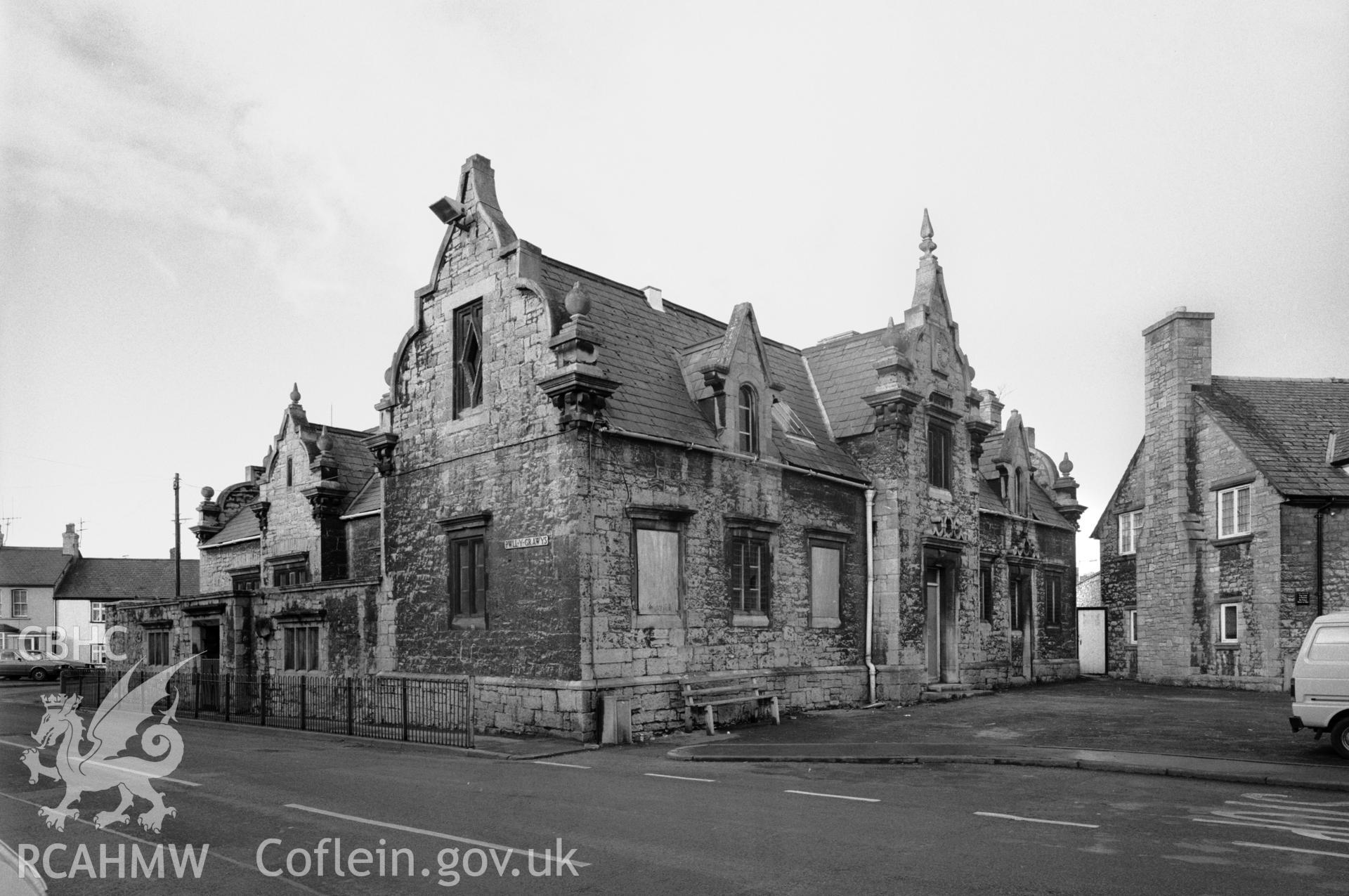 View of main elevation and gable end
