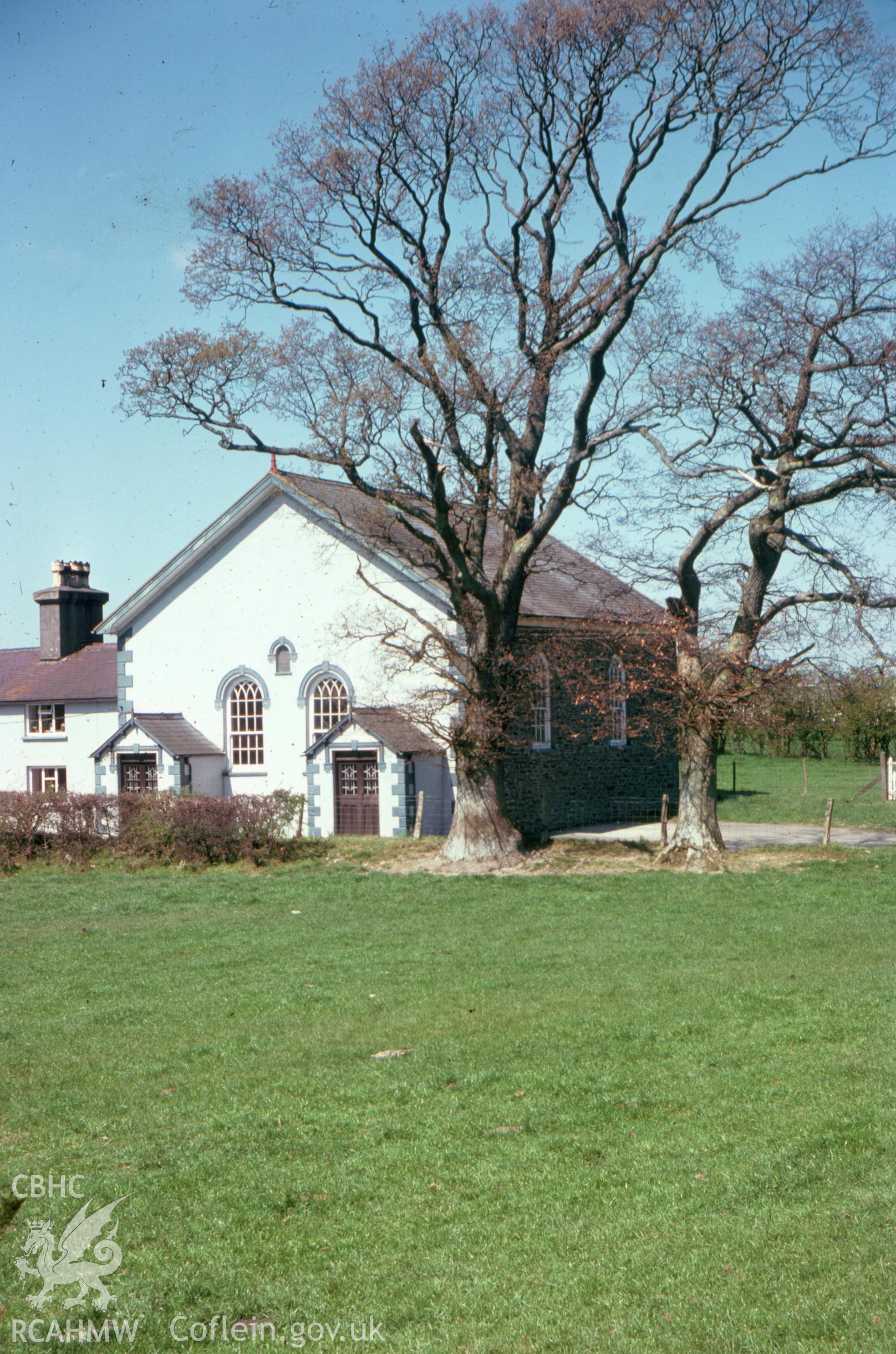 Colour slide showing Llanafan Chapel.