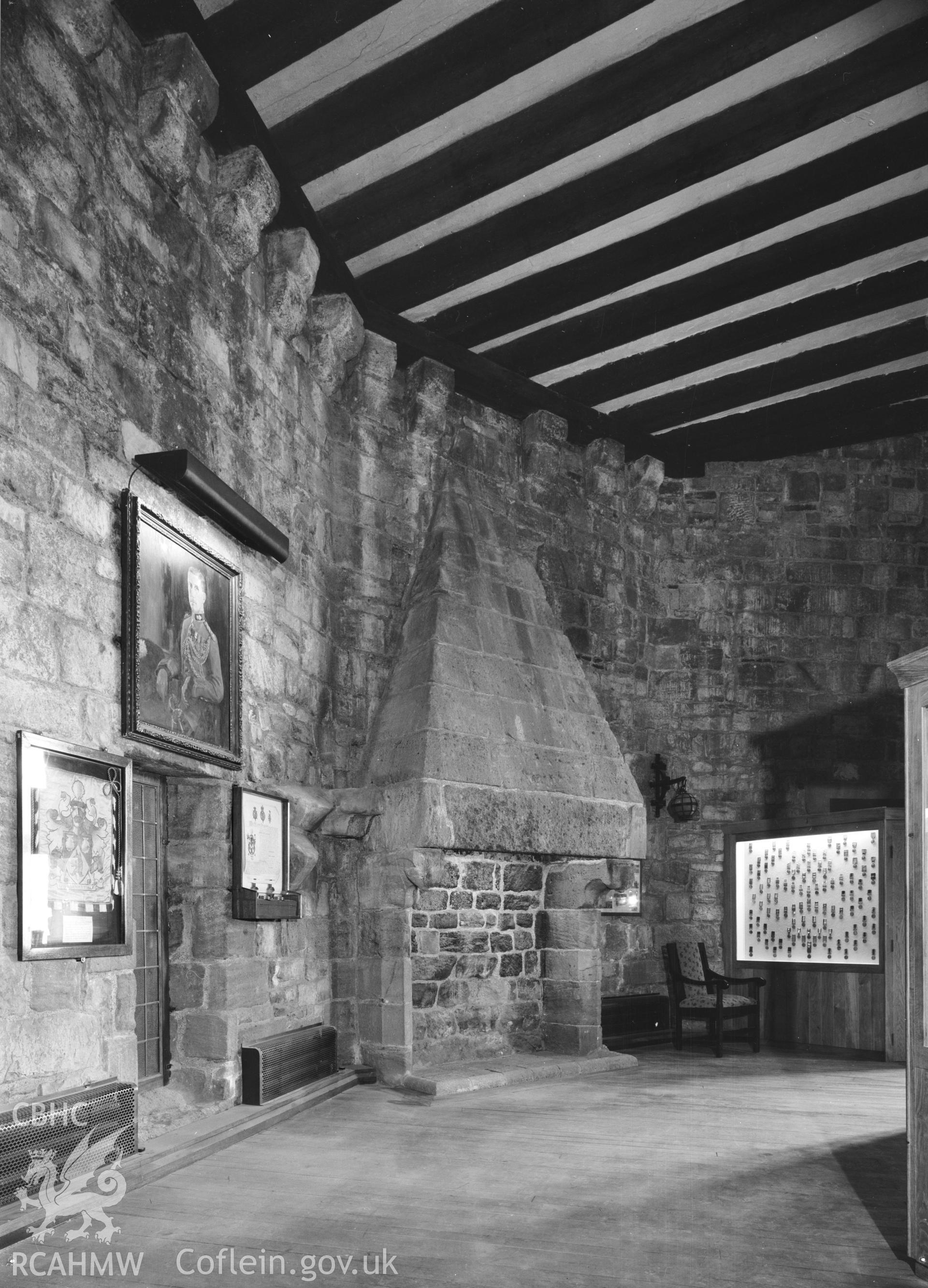 D.O.E photograph of Caernarfon Castle Regimental Museum.