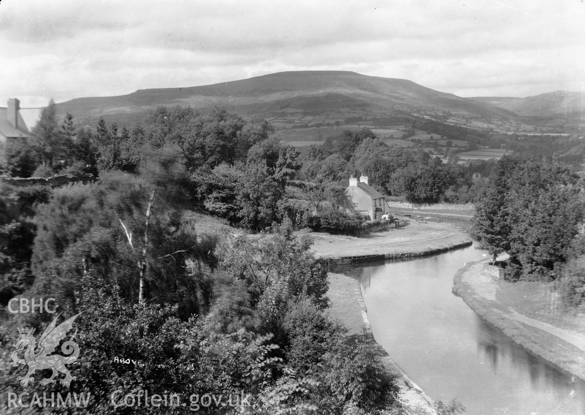Landscape view of Gilwern, Brecon taken by  W A Call.