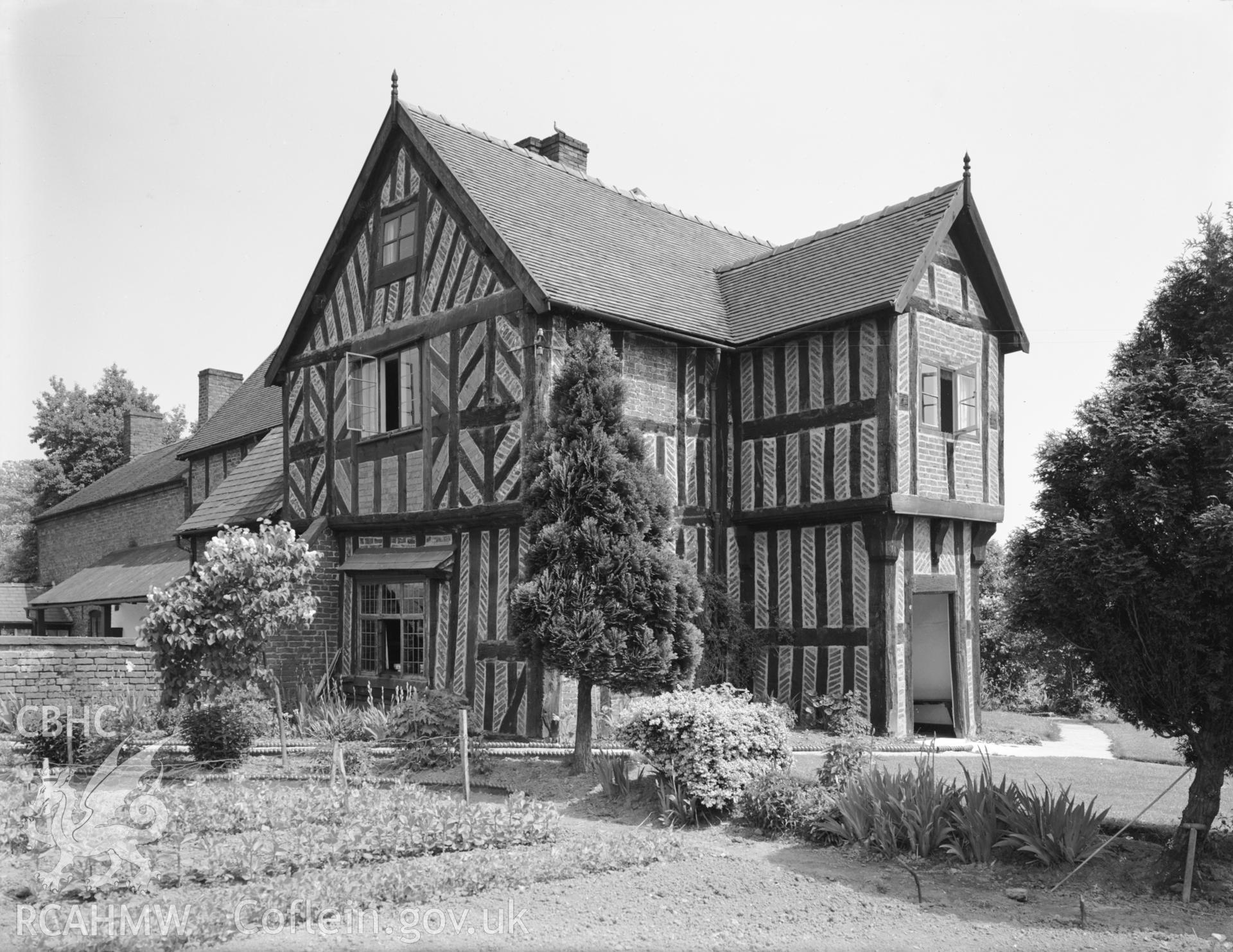 Exterior: the house from the SW