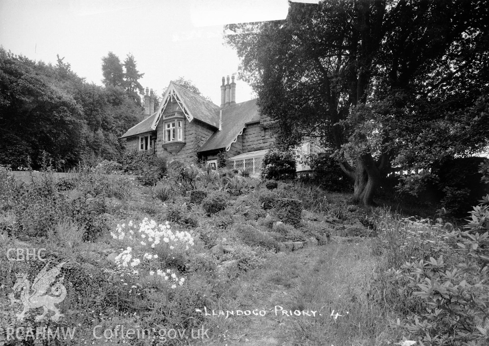 View of Llandogo Priory.