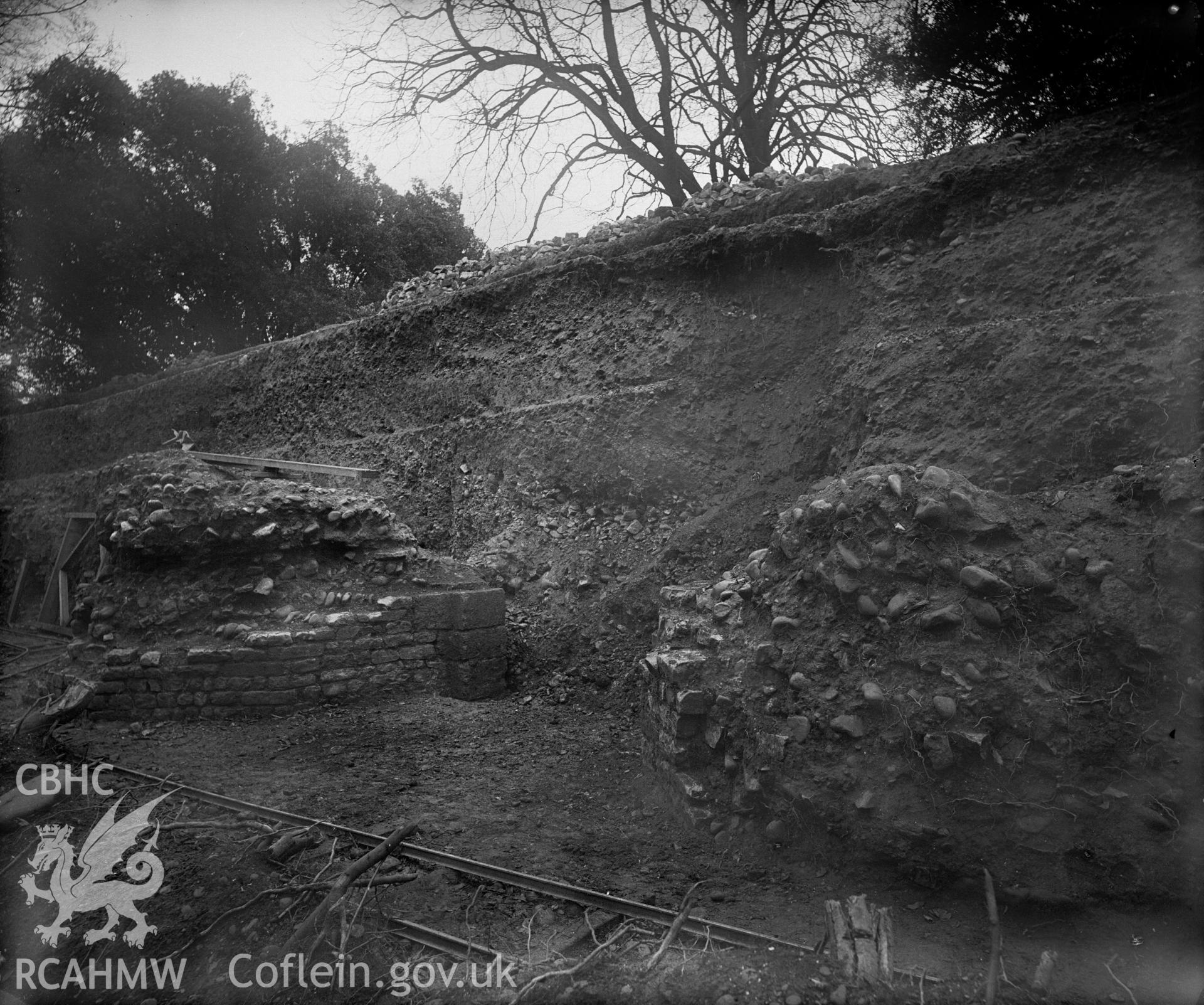 View of Cardiff Castle from the east, taken 1910.