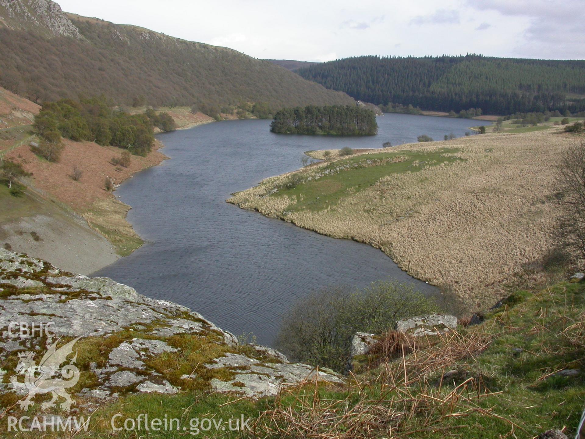 Pen-y-Carreg Reservoir from the north-west.