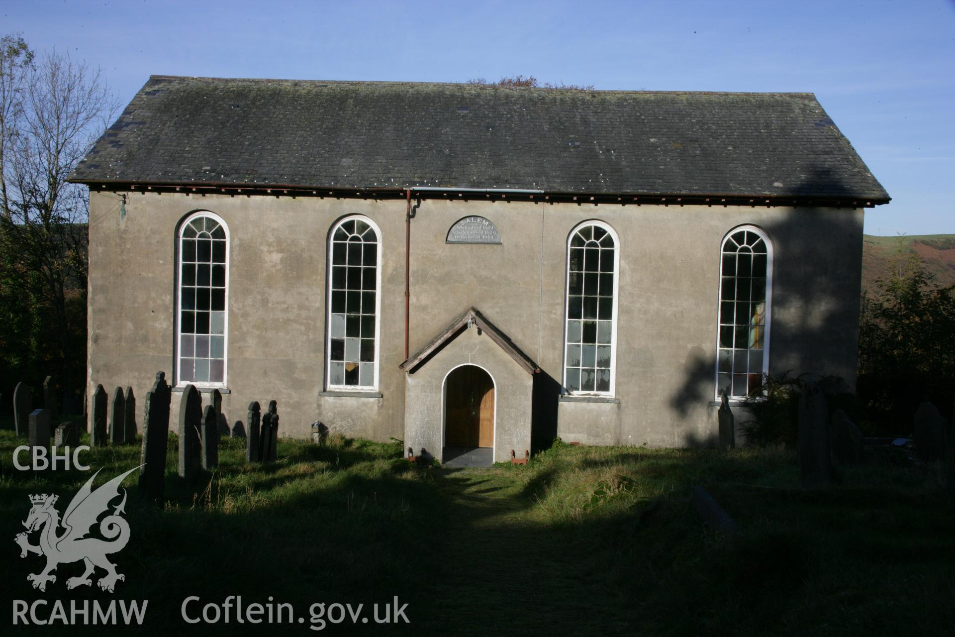 Salem Welsh Independent Chapel, general view from south.