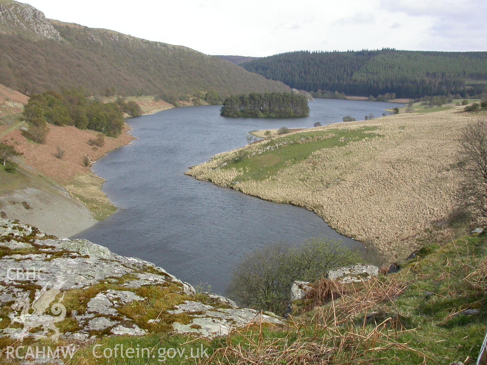 Reservoir looking towards the dam from the north-west.