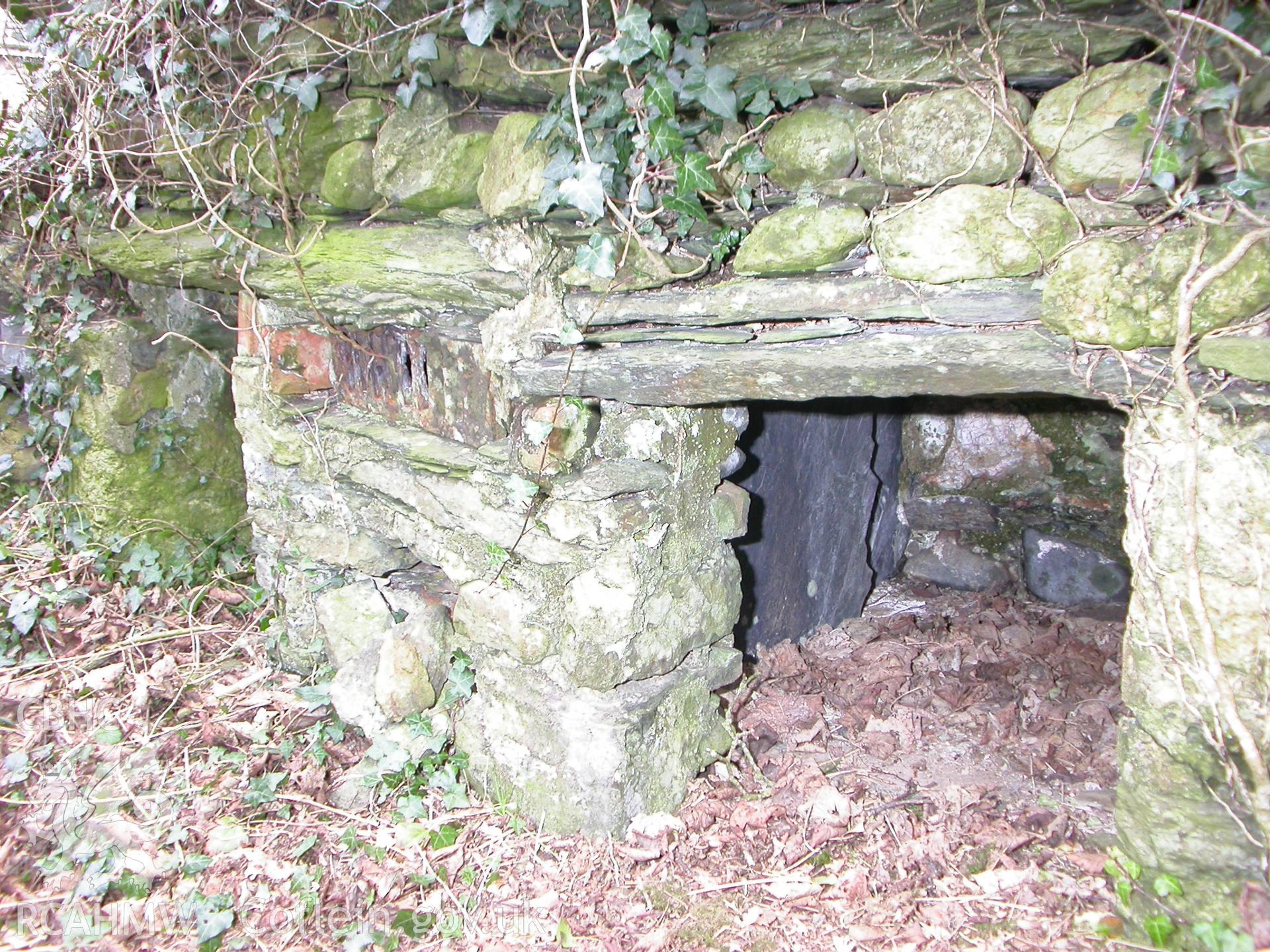 Goose pen, W elevation, detail.