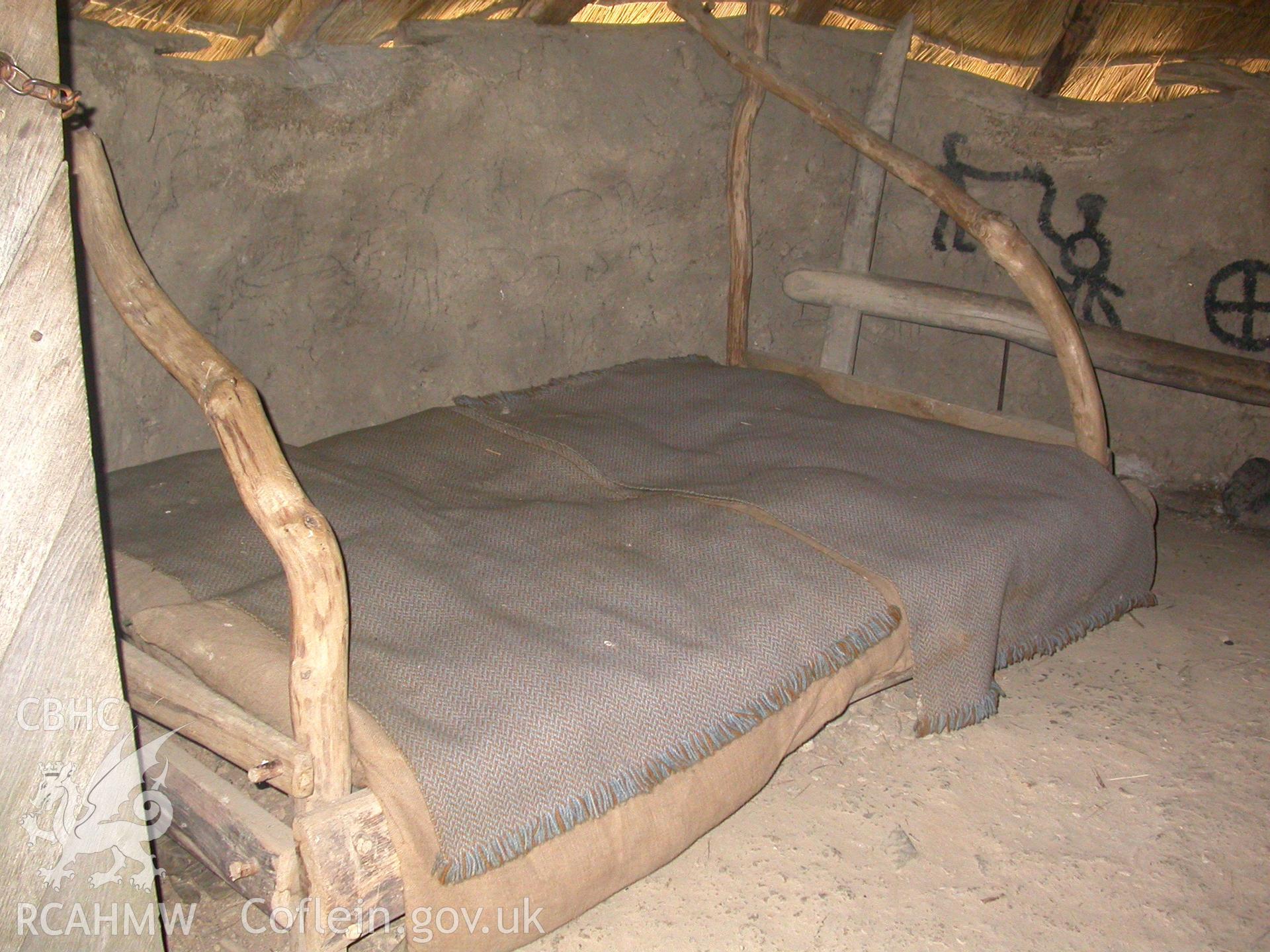 Double bed in the Old Roundhouse.