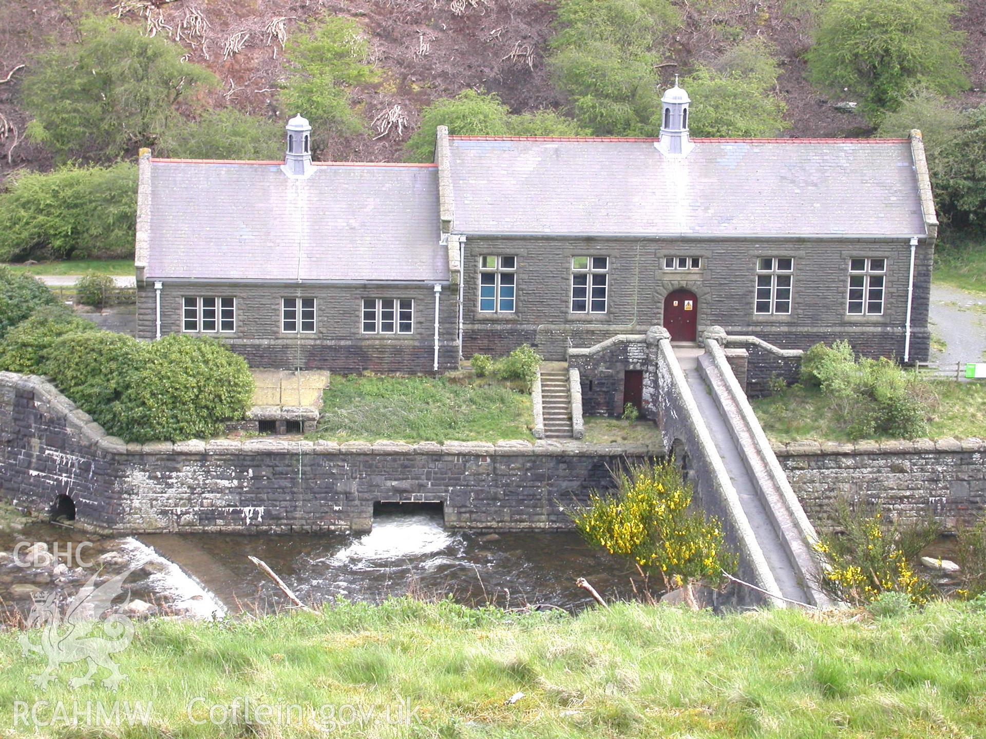 Power station and water outlet from the north-west.