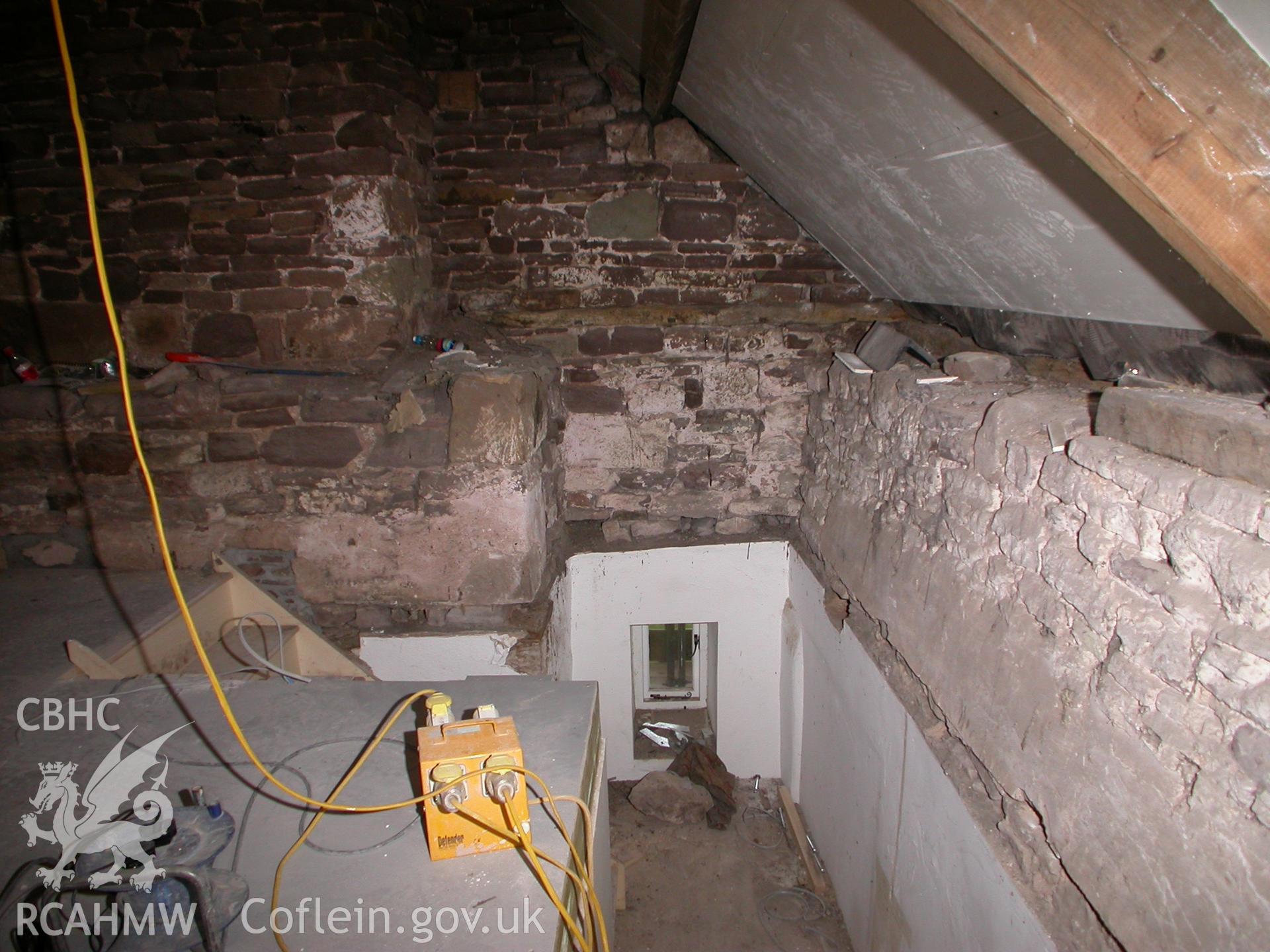 Attic at north gable-end