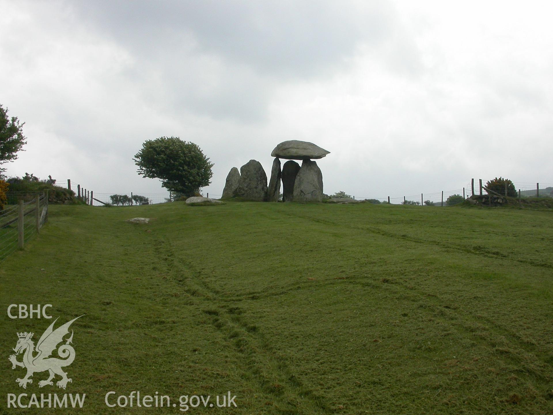Pentre Ifan Chambered Tomb viewed from N.