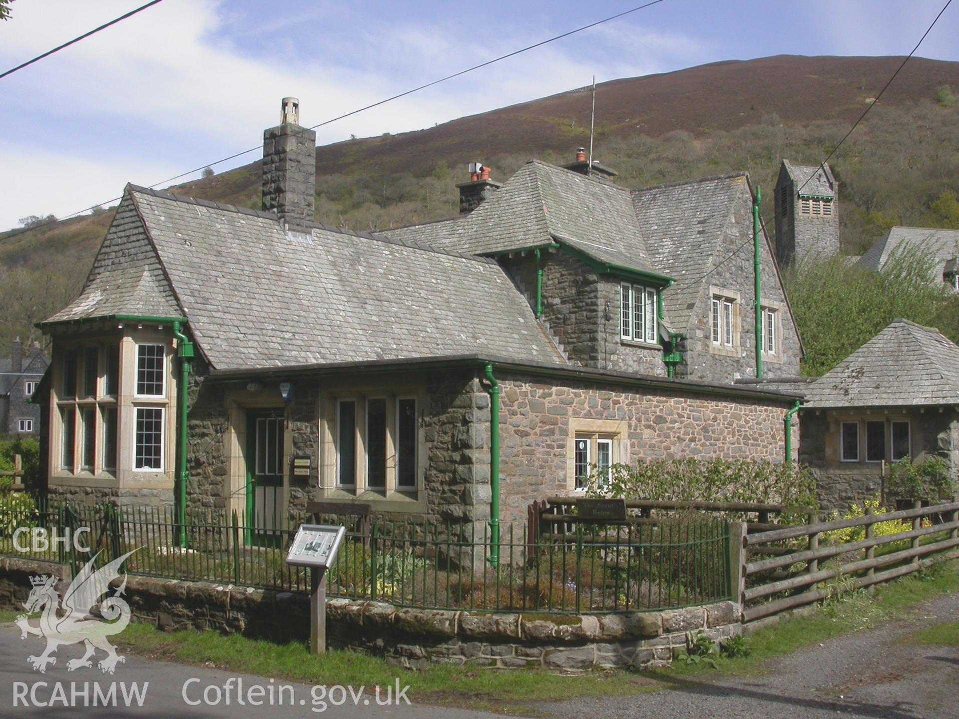 Colour digital photograph of Elan Village Estate Office & House, by Stephen Hughes, 07/05/2004.