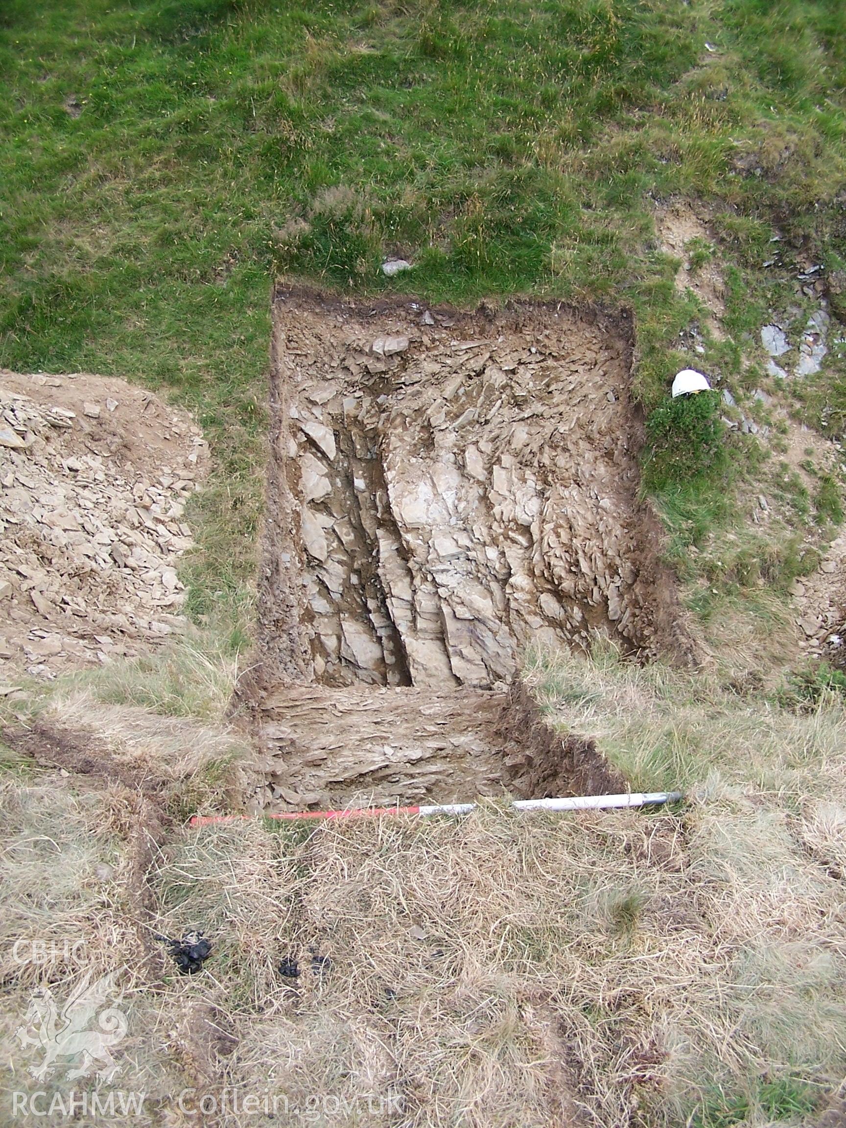 Excavations, July 2005: trench at SN6782683069.