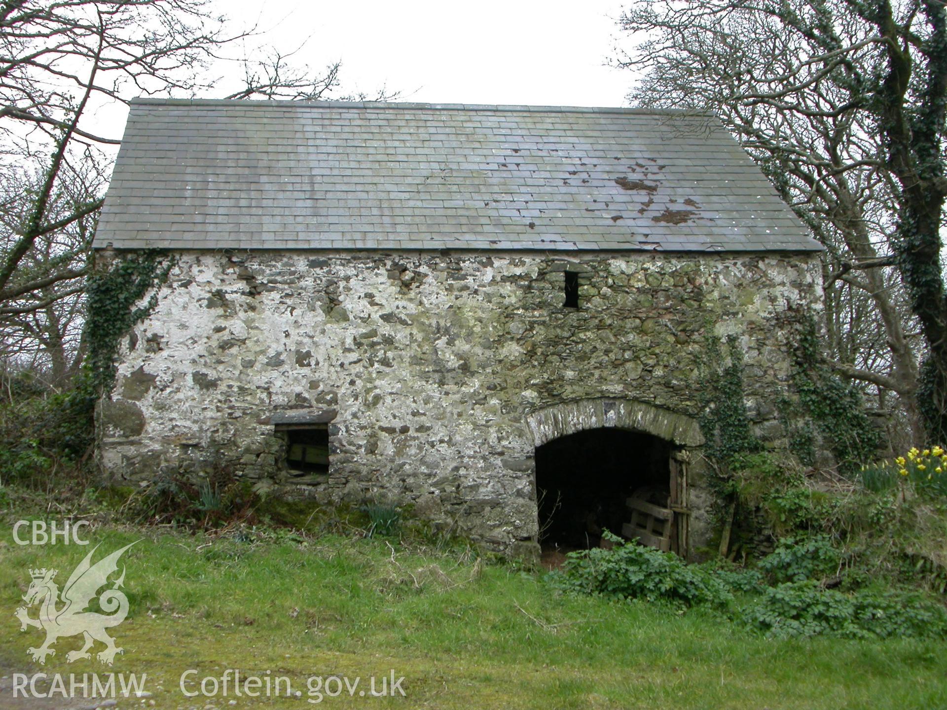 Coach/calf-house, N elevation.