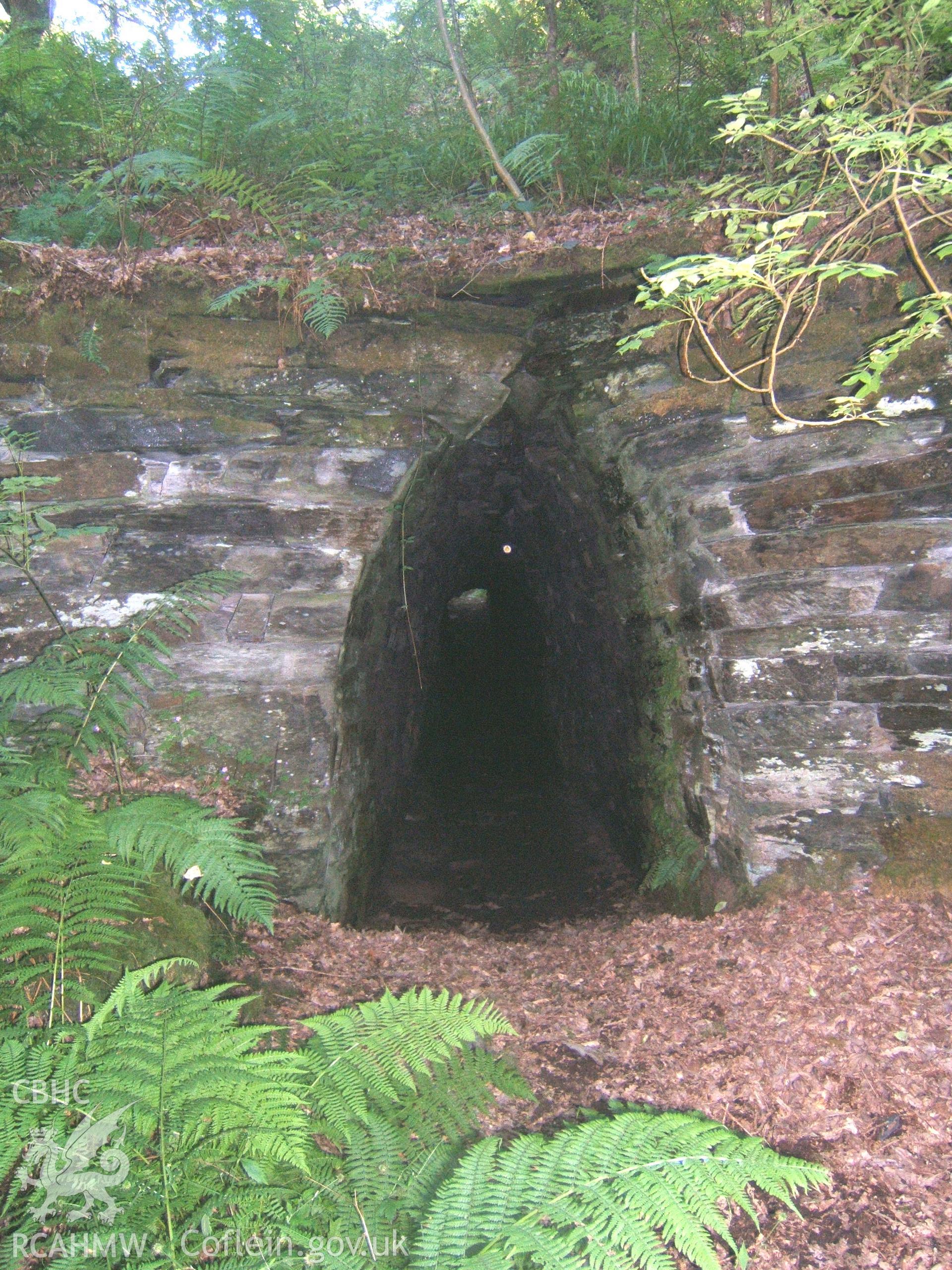 SW corbelled portal of Quarry Tommy Tunnel.