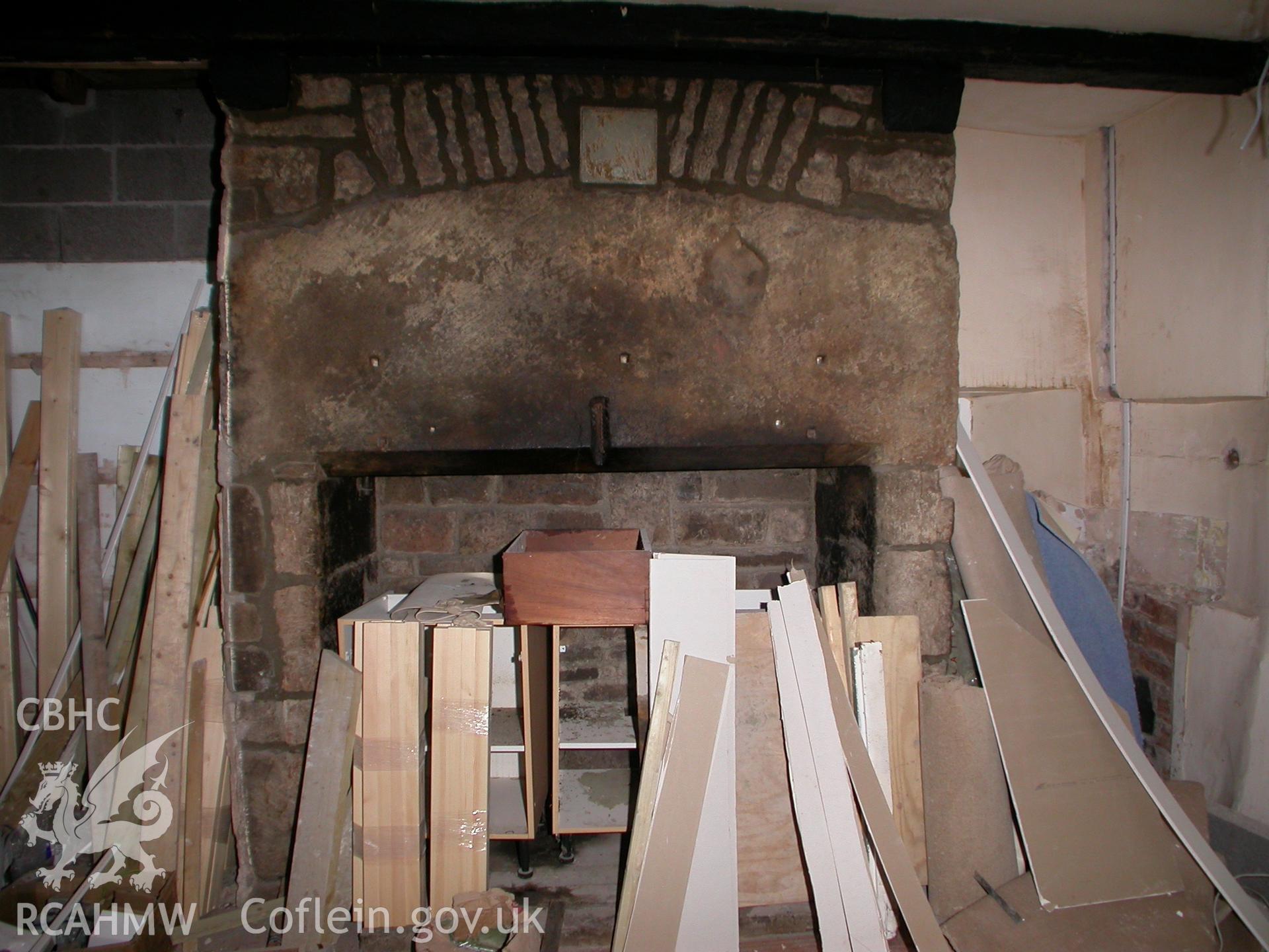 Servant's-room fireplace