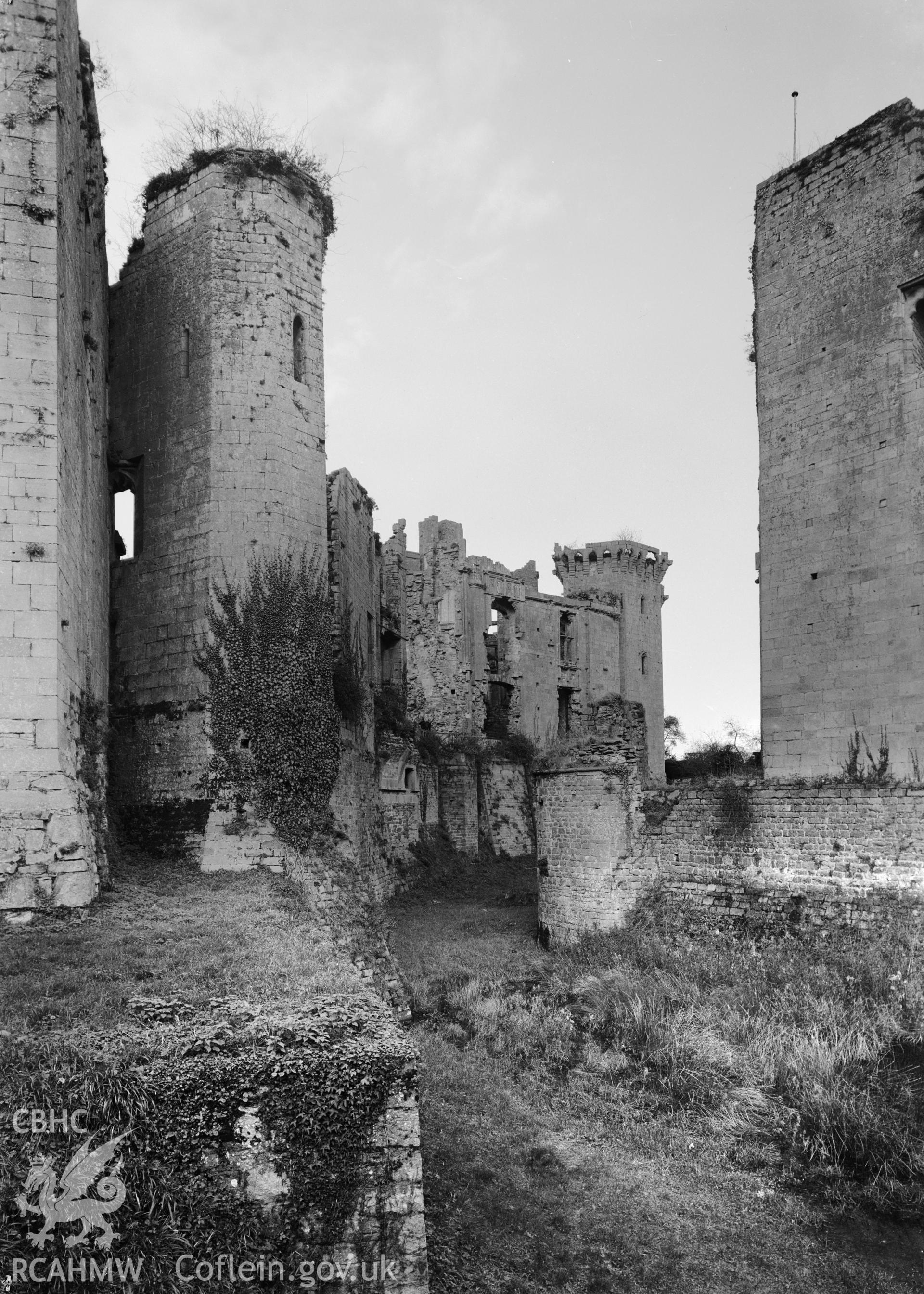 General view across moat.