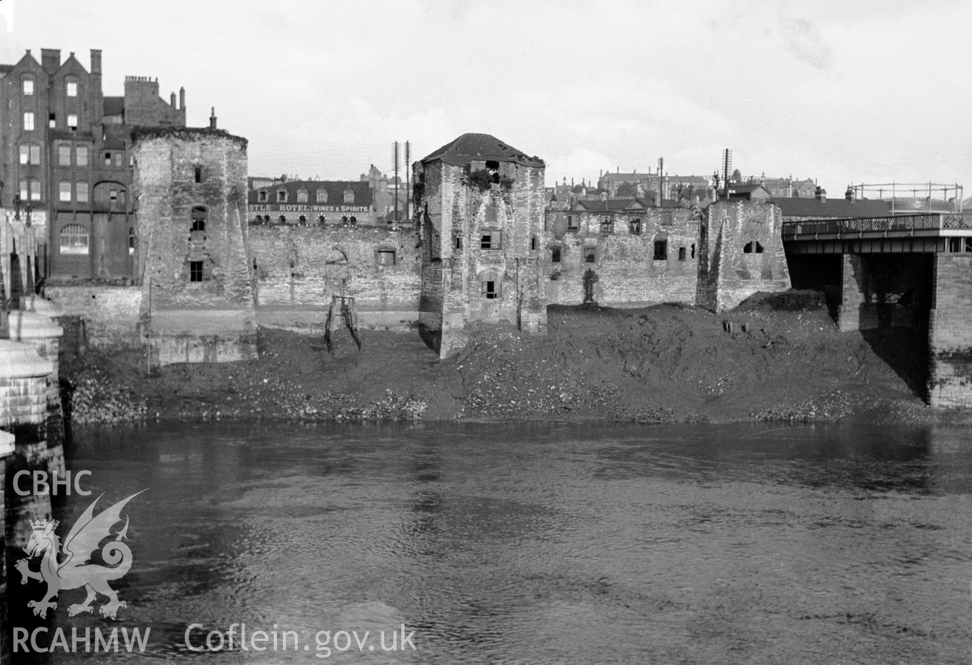 View of Newport Castle.