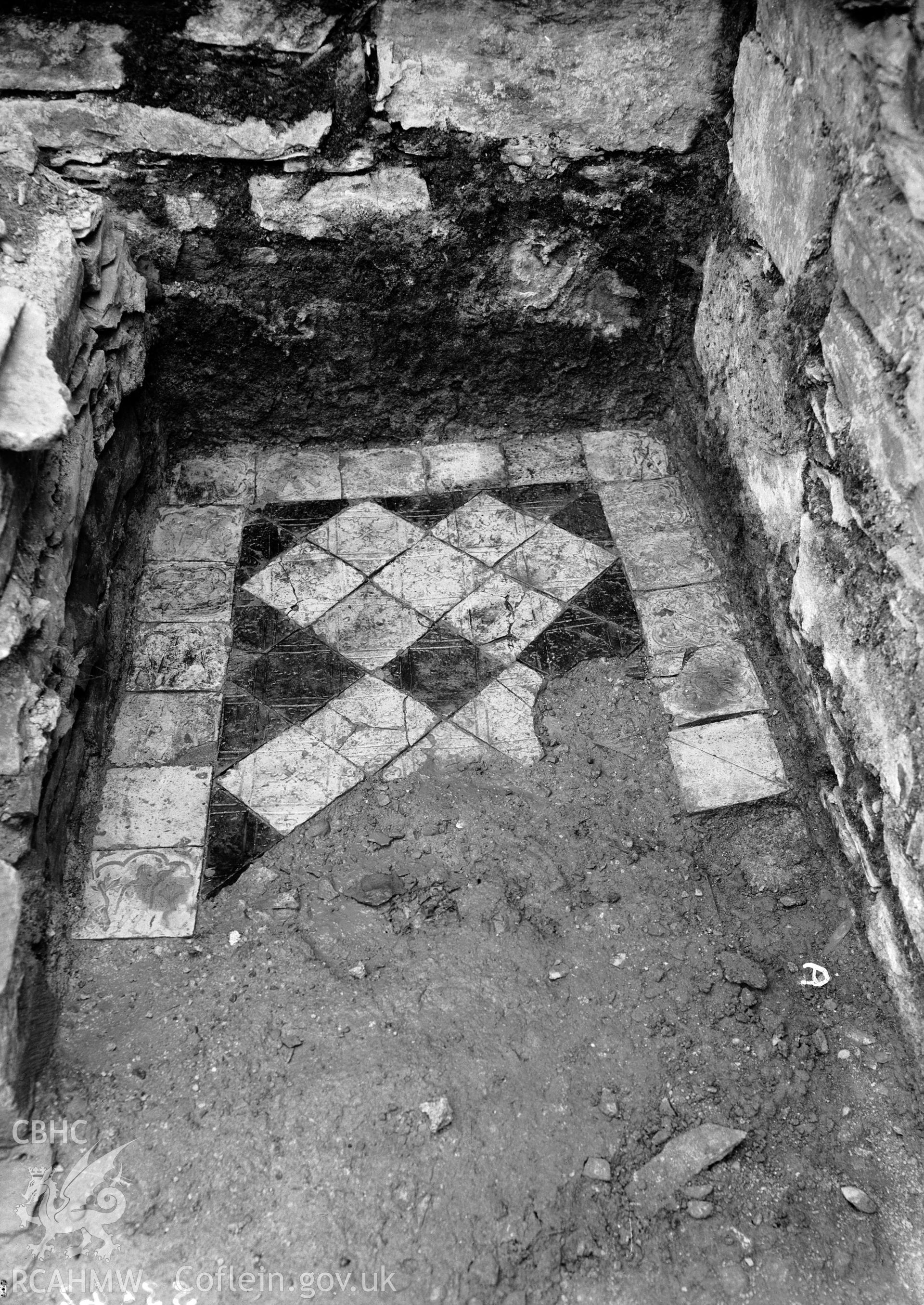 Tiled floor