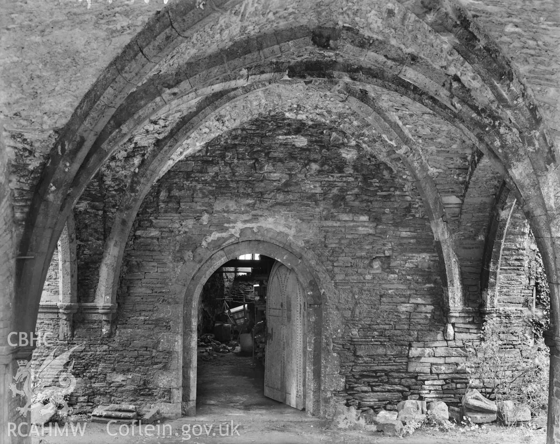 View of Neath Abbey buildings