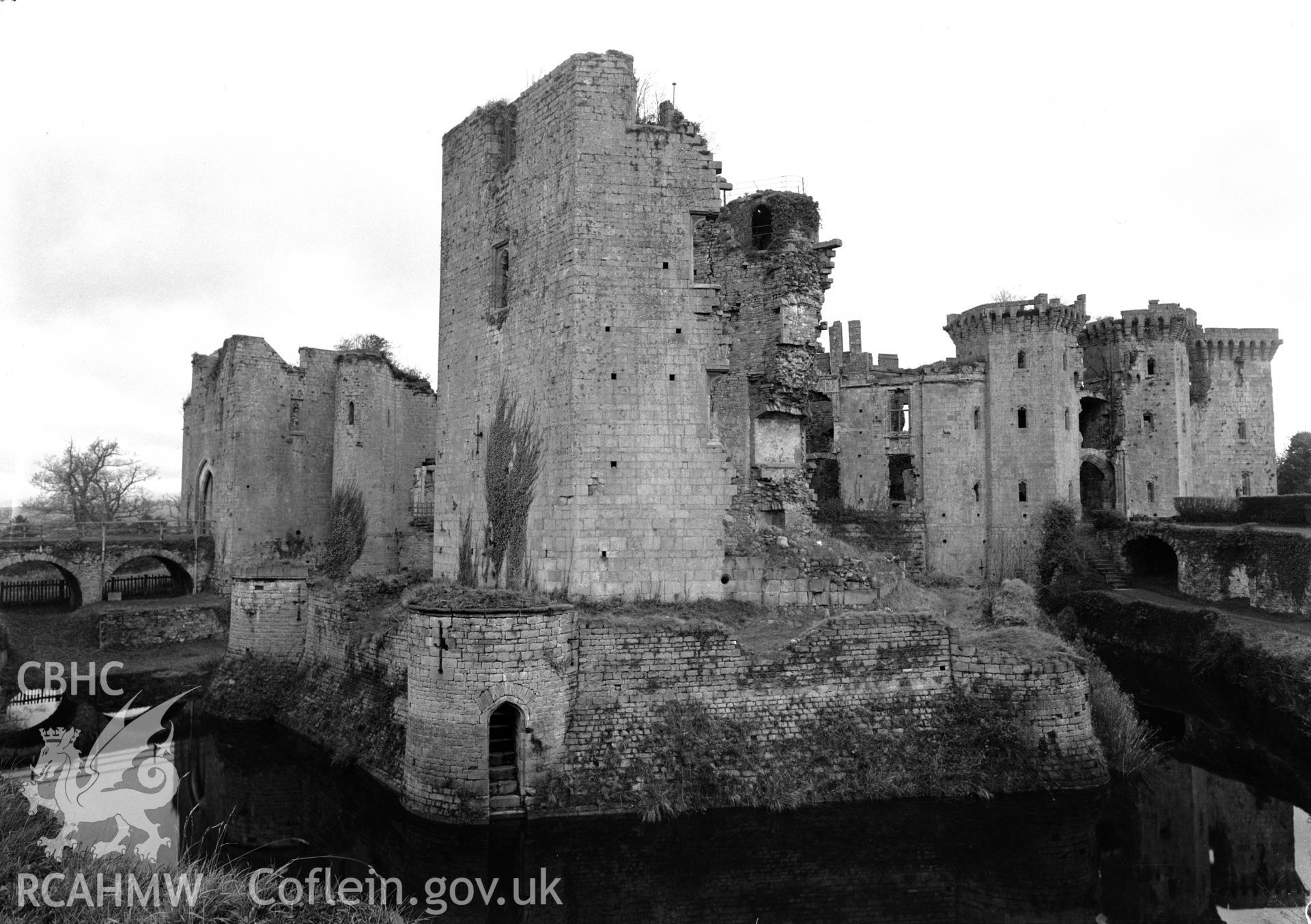 View from across the moat.