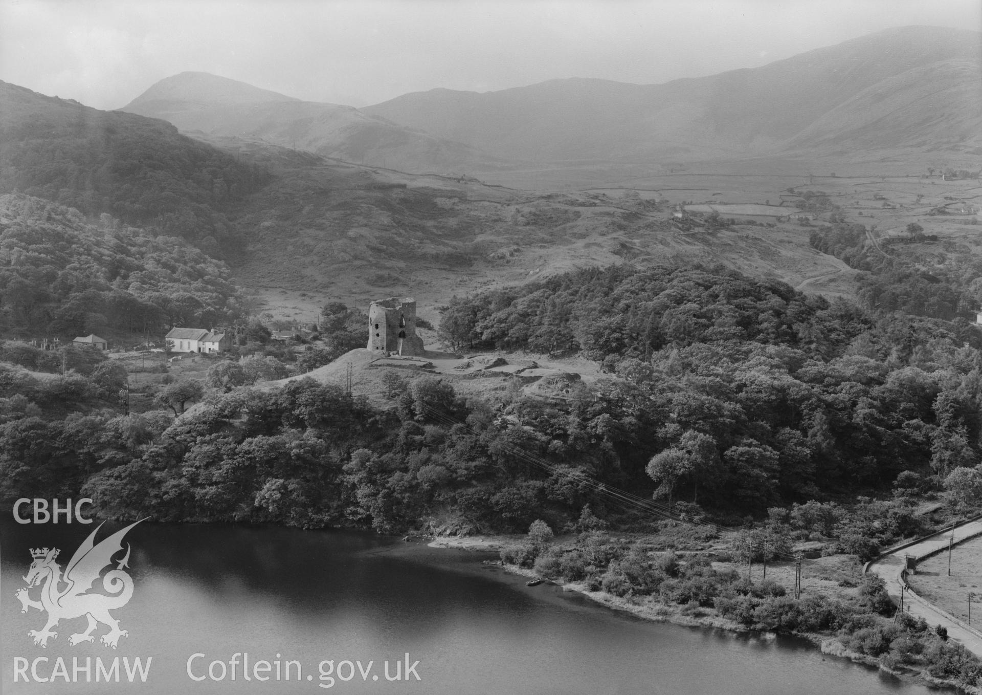 D.O.E photograph of Dolbadarn Castle.